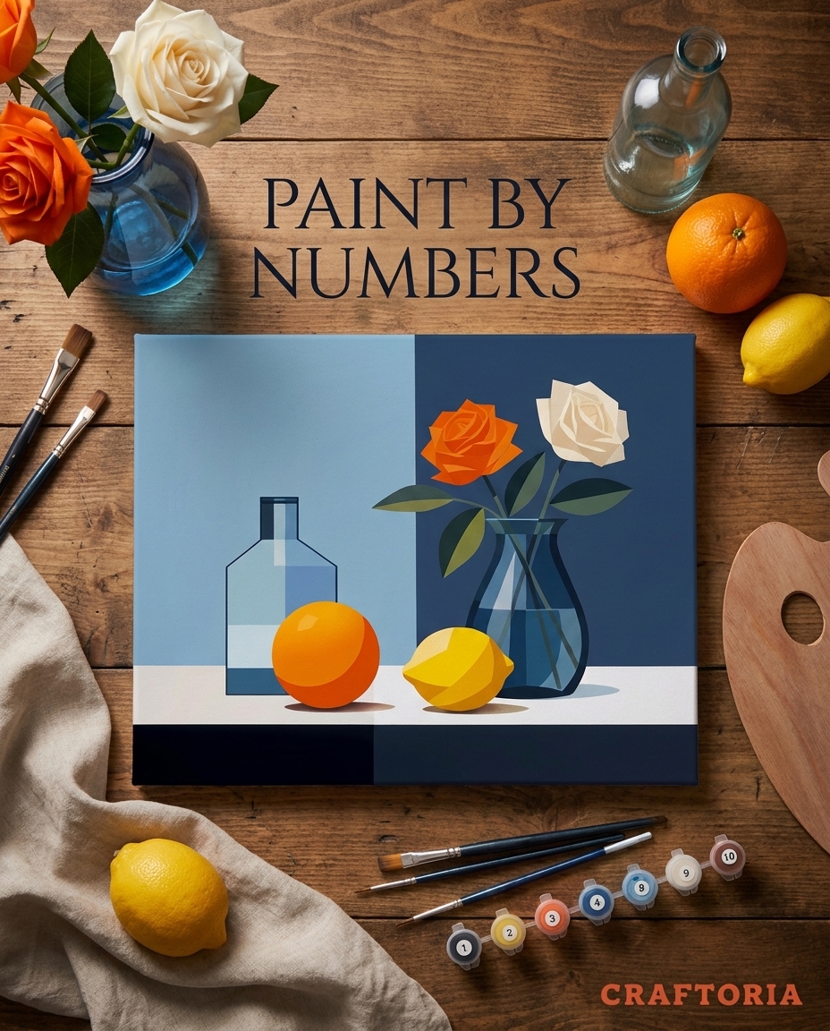 Craftoria Facebook ad: Masterpiece Paint by Numbers