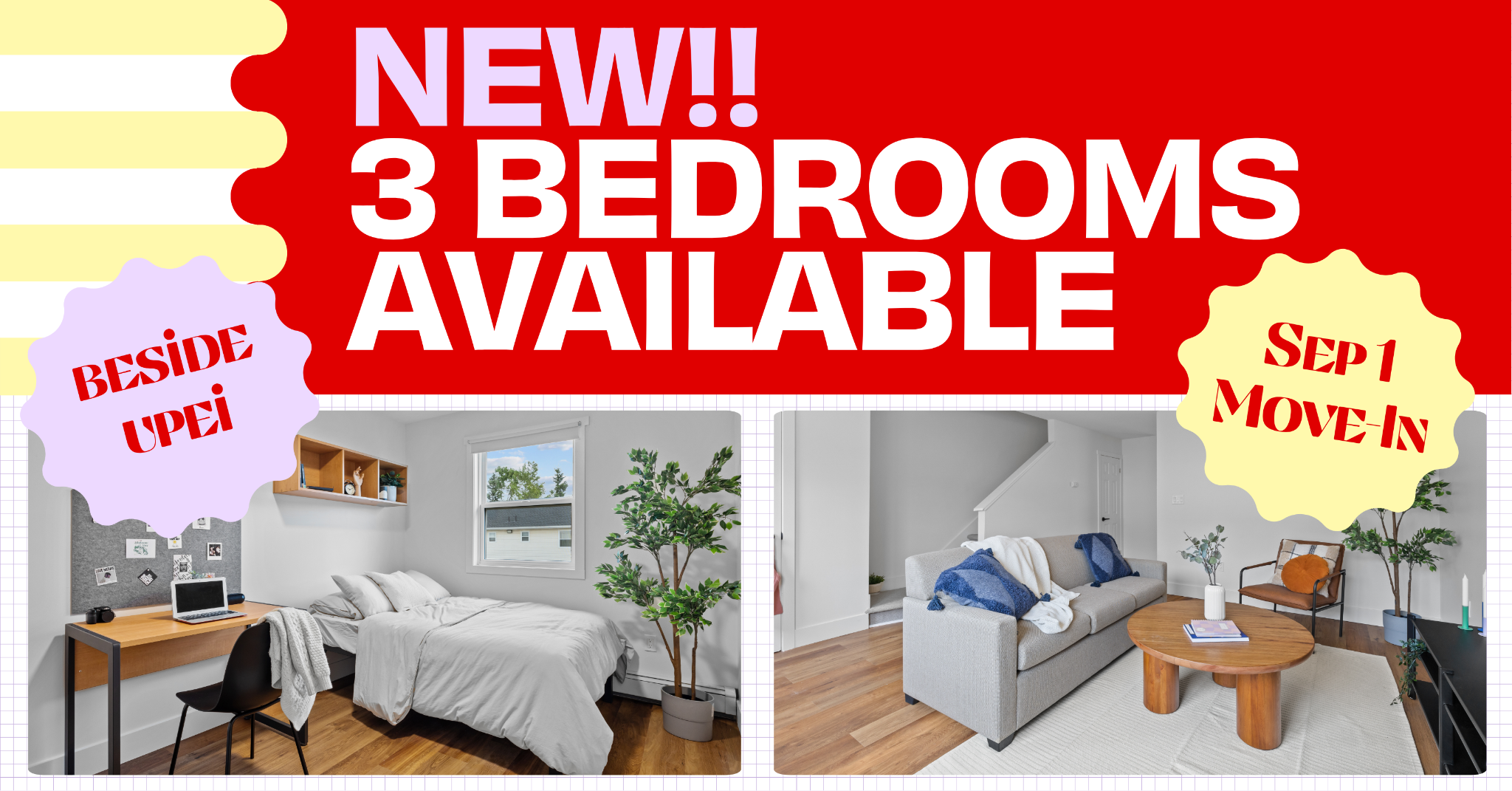 University Apartments Canada Facebook ad