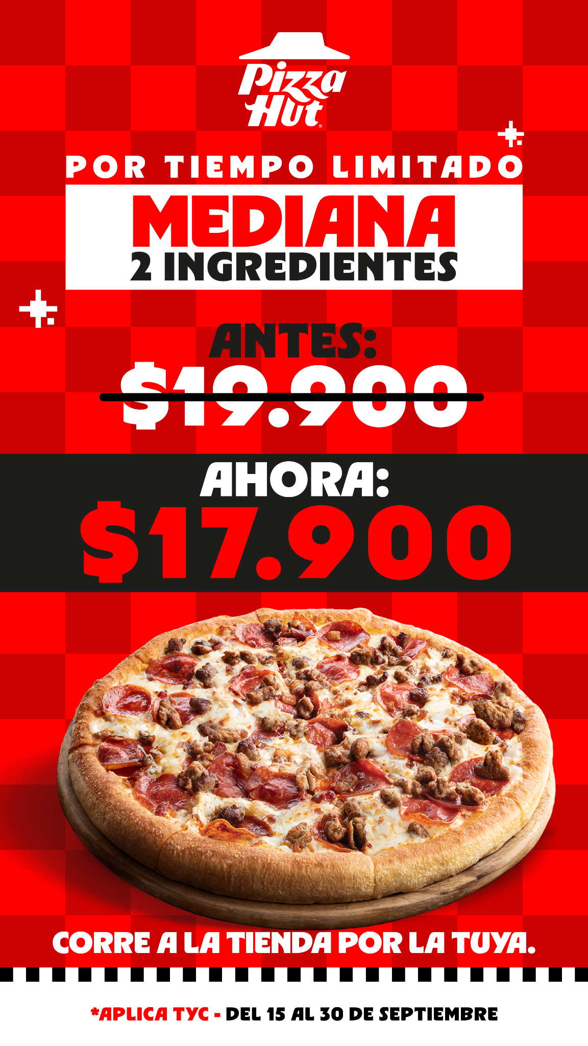 Pizza Hut Colombia Facebook ad
