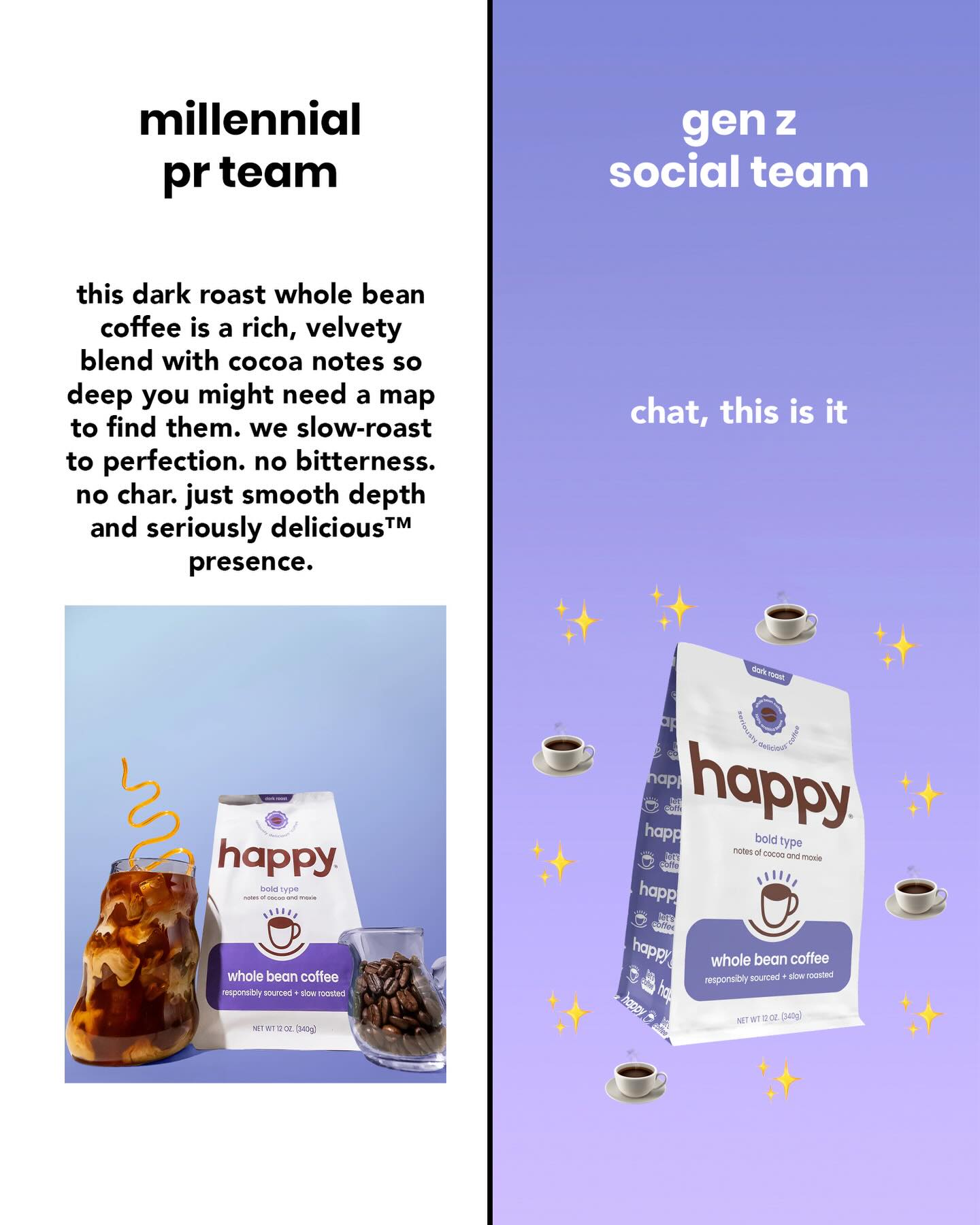 Happy Products Facebook ad