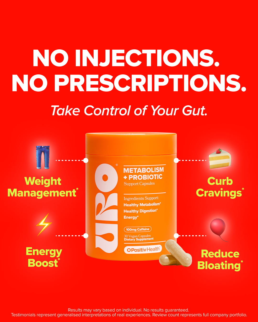 O Positiv Health Facebook ad