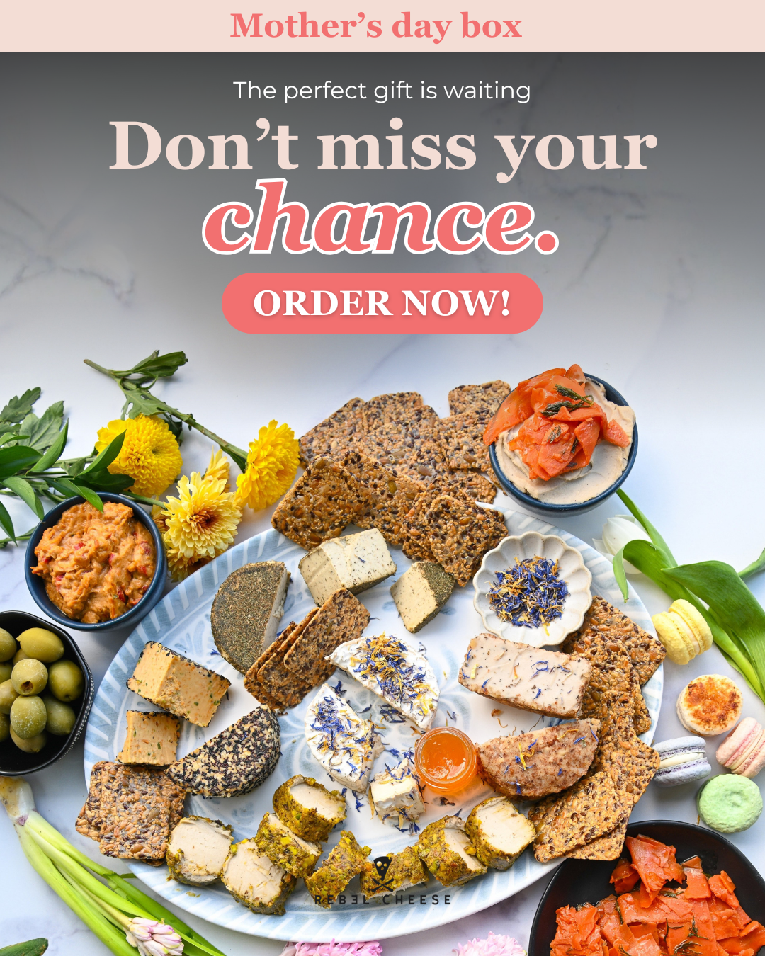 Rebel Cheese Facebook ad