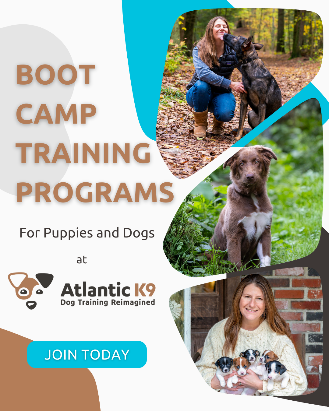 Atlantic K9 Training LLC Facebook ad from Mar 23, 2026