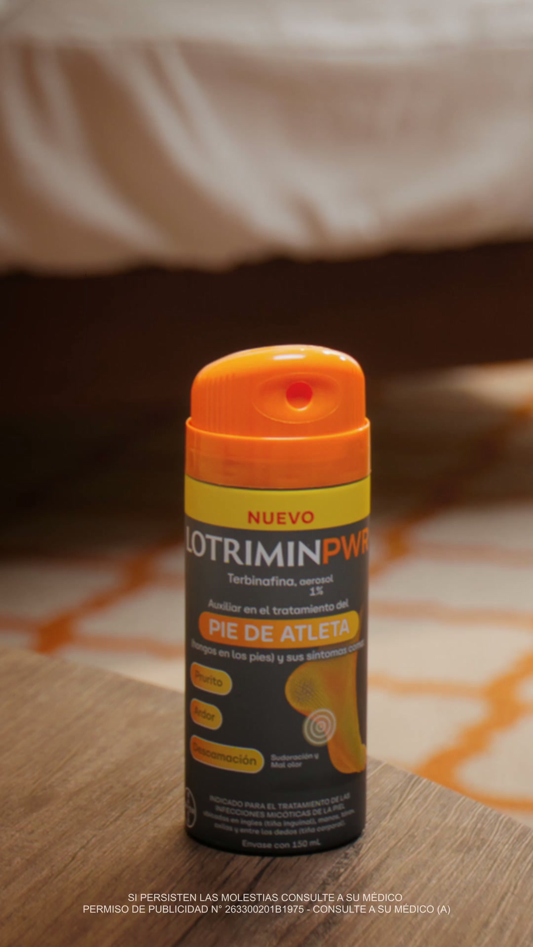 Lotrimin México Facebook ad: Corre para aliviar tu pie de atleta