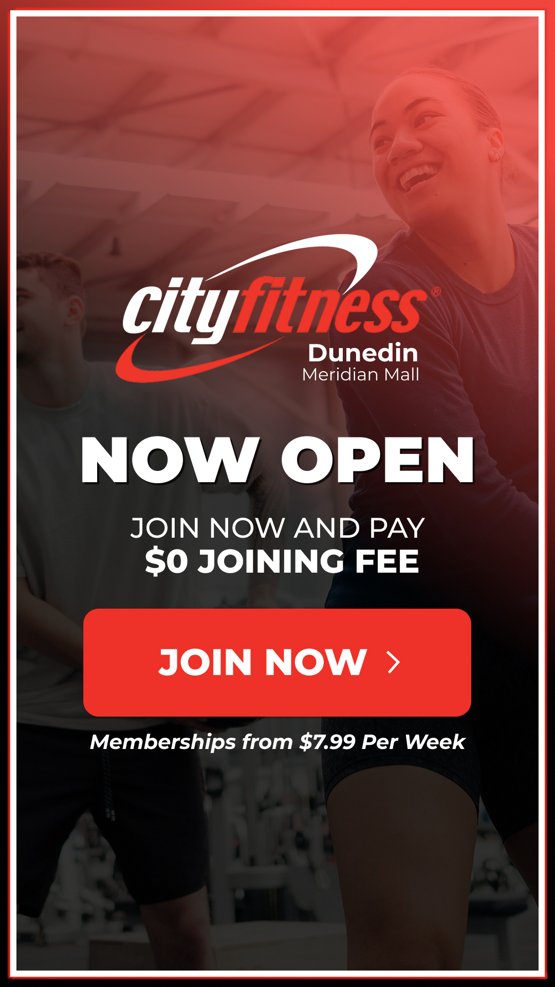 CityFitness NZ Facebook ad