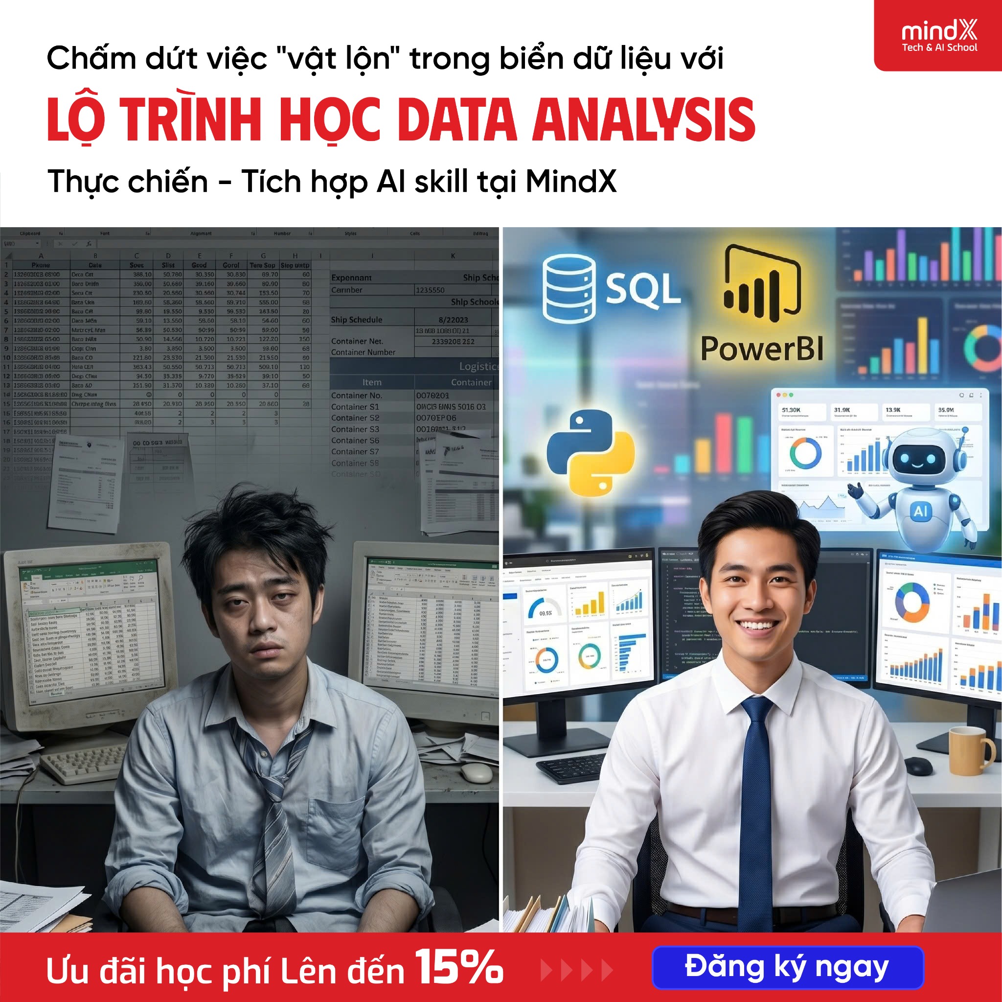 MindX Tech & AI School Facebook ad