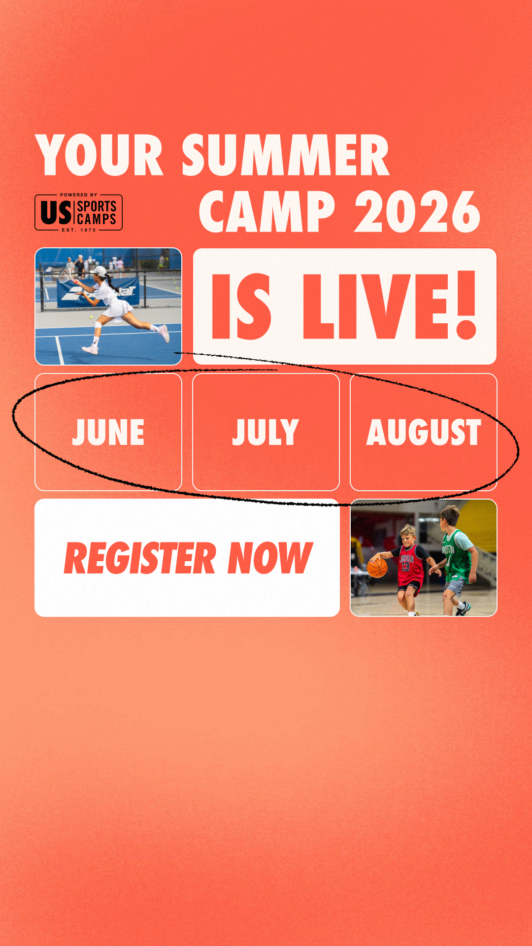 US Sports Camps - NIKE Sports Camps Facebook ad