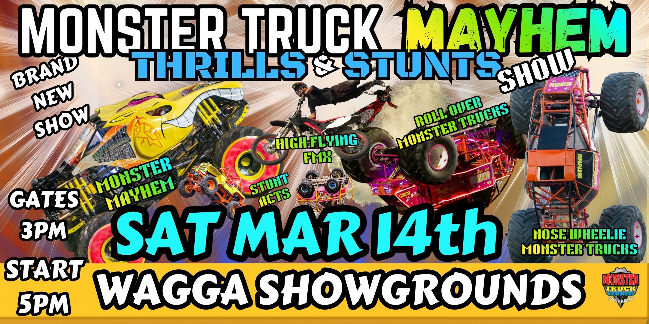 Monster Truck Promotions Australia Facebook ad