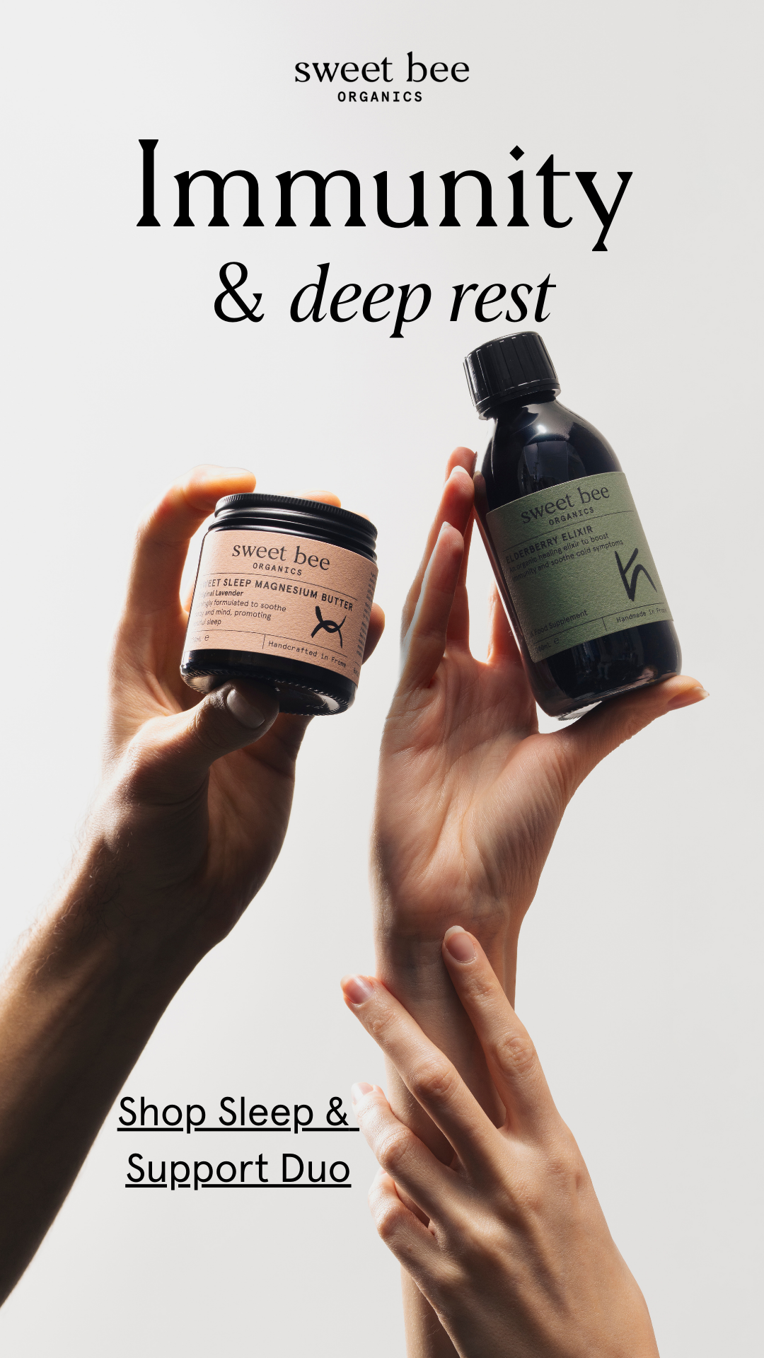 Sweet Bee Organics Facebook ad