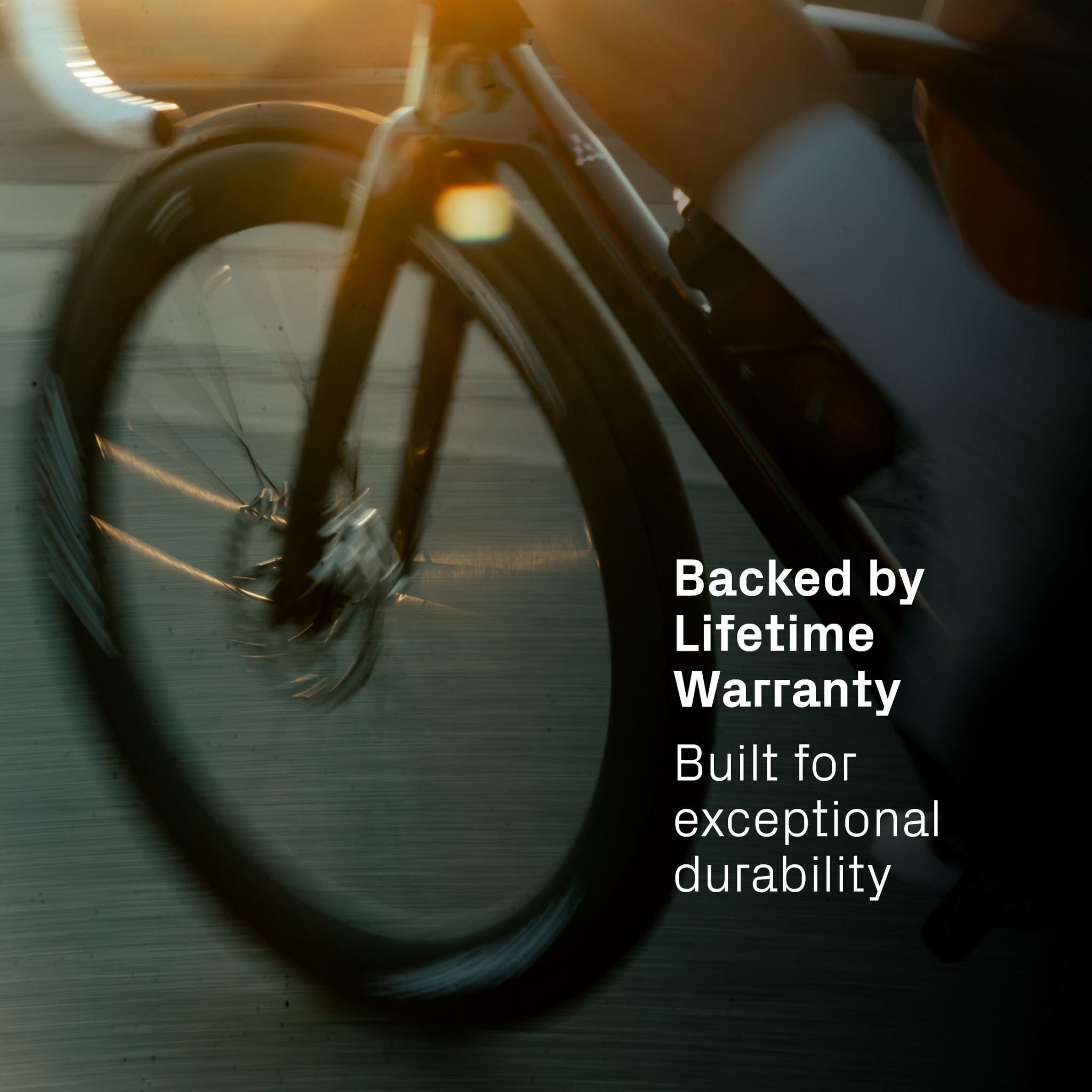 CeramicSpeed Facebook ad: No bearings, no motion.