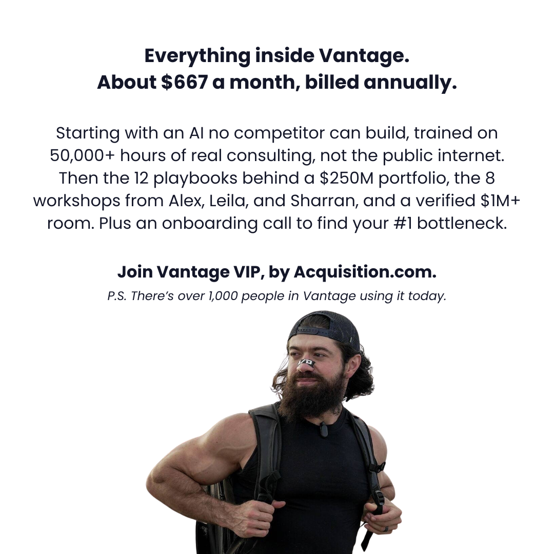 Alex Hormozi Facebook ad