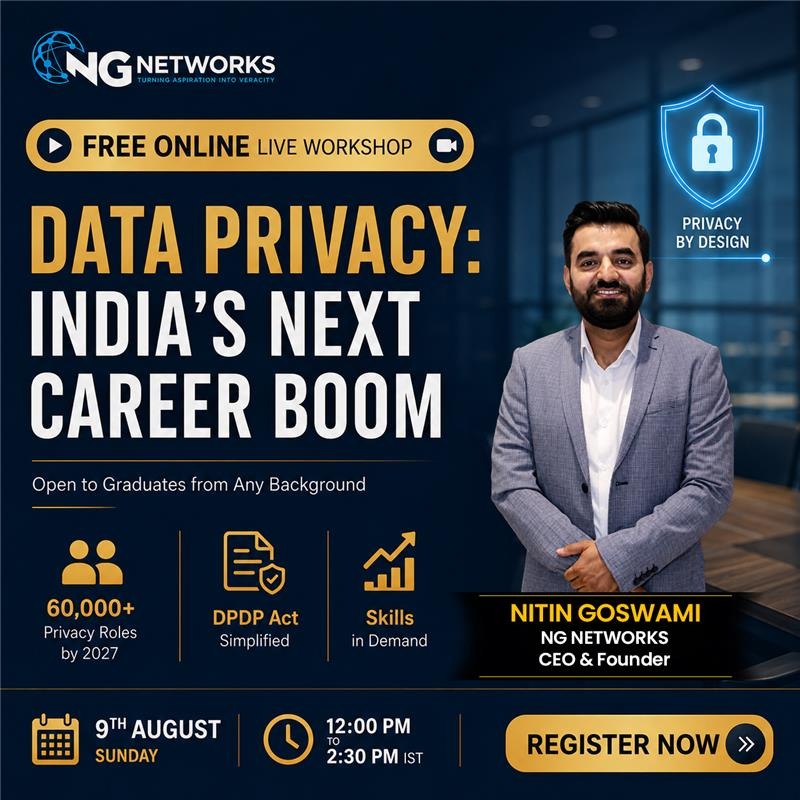 Ngnetworksofficials Facebook ad: Free Online Career Workshop on 9th August