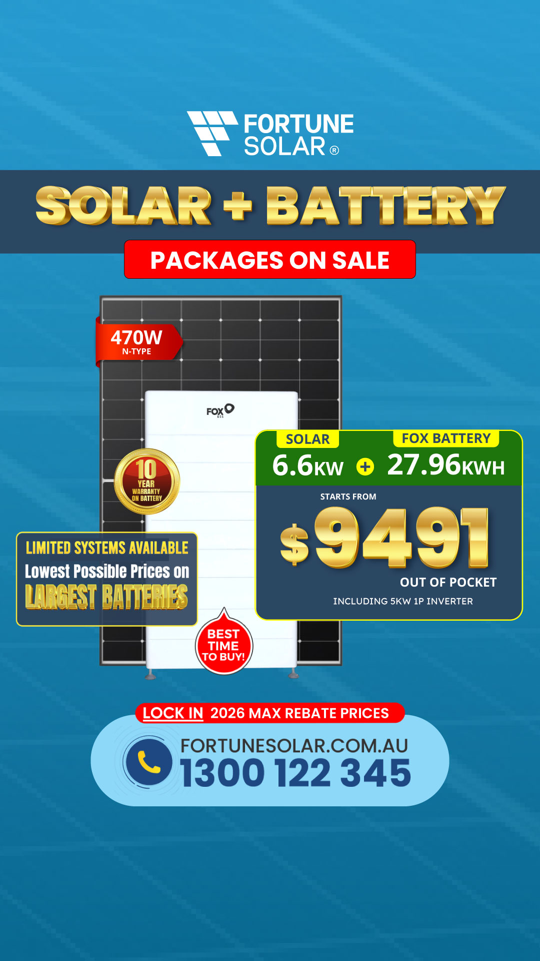 Fortune Solar Facebook ad