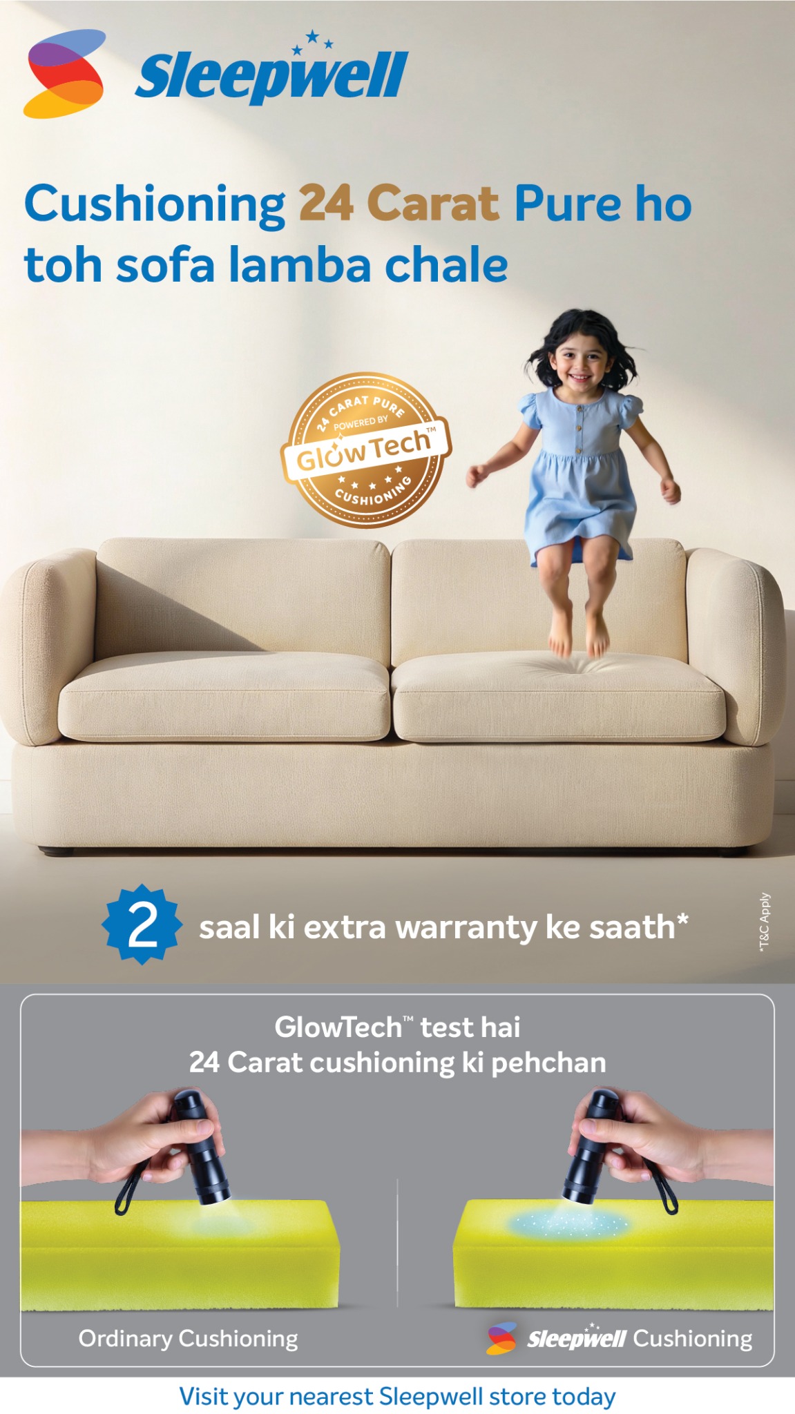Sleepwell Facebook ad