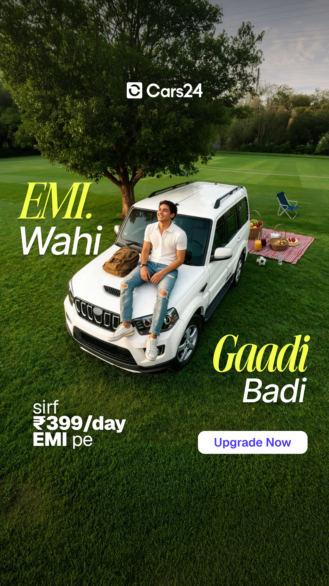 Cars24 - Buy Used Car Facebook ad: Buy Cars24 Low-Interest Easy EMI Pre-Loved Cars