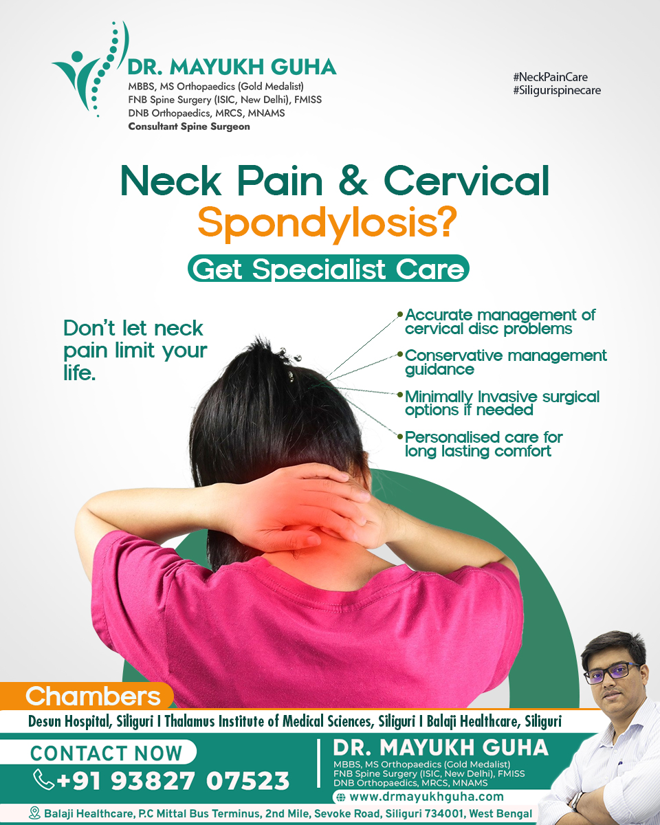 Dr Mayukh Guha, Spine Surgeon Facebook ad