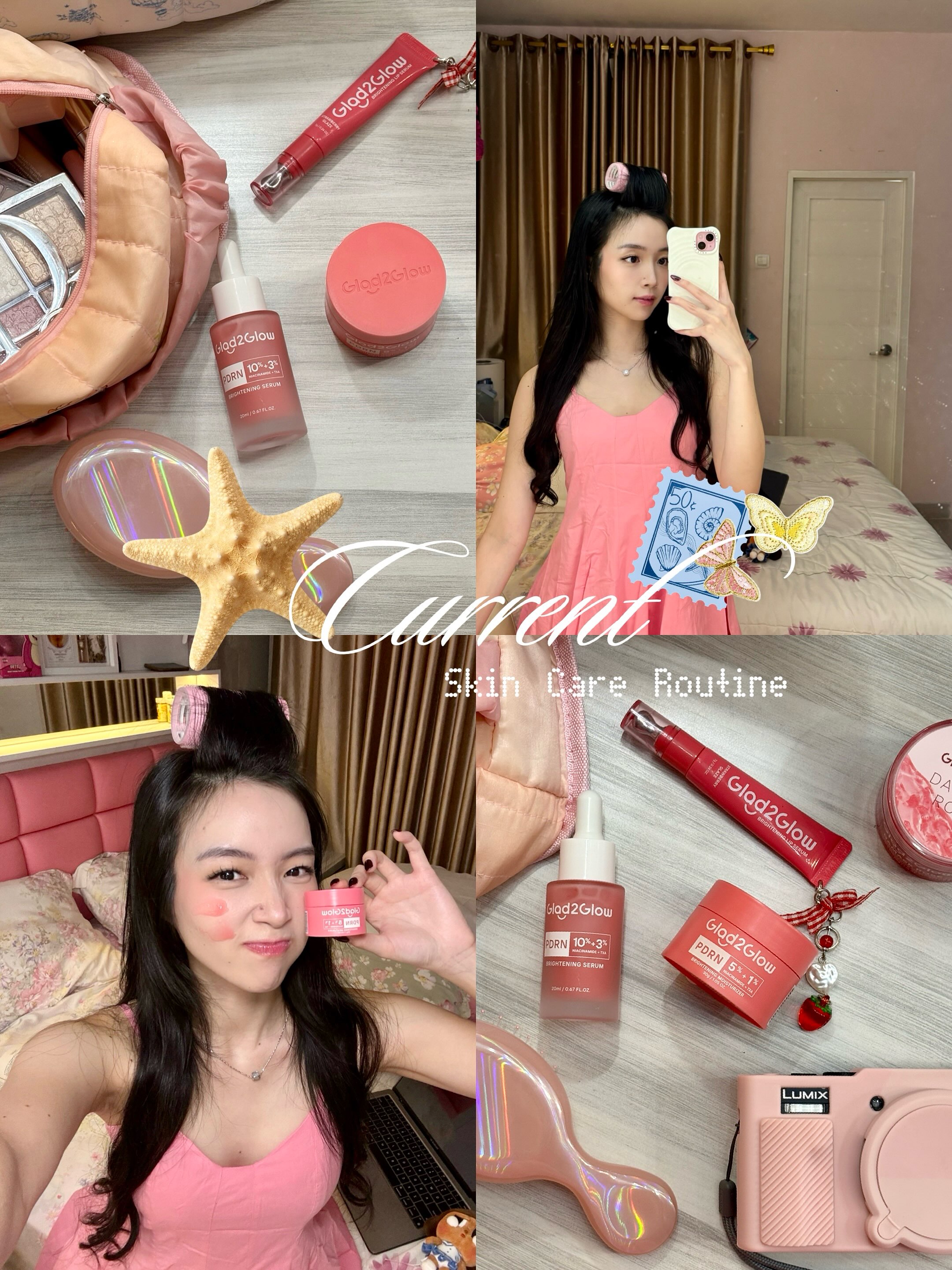 Glad 2 Glow Indonesia Facebook ad: currently keeping my skincare routine simple with my…
