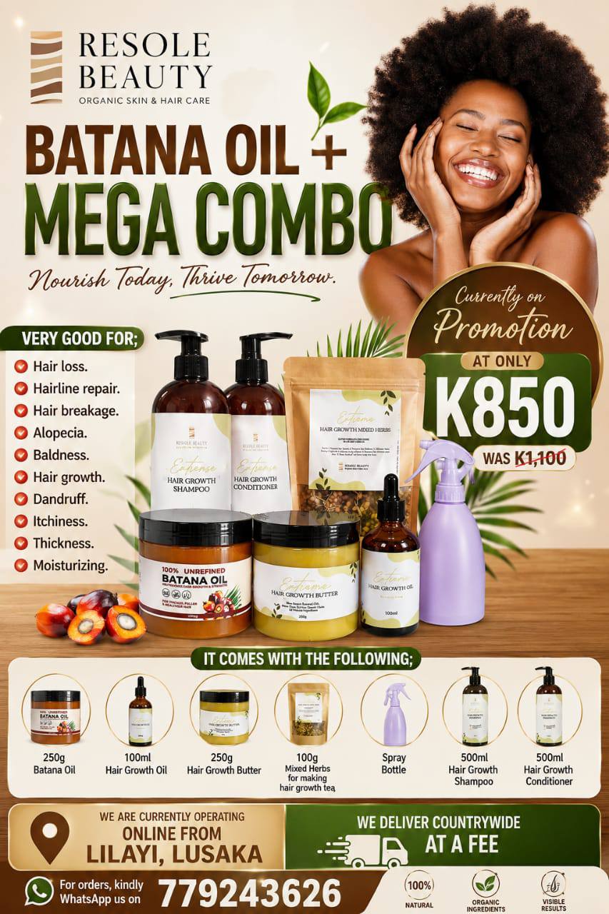 Resole Beauty Facebook ad: HERBAL HAIR GROWTH RANGE