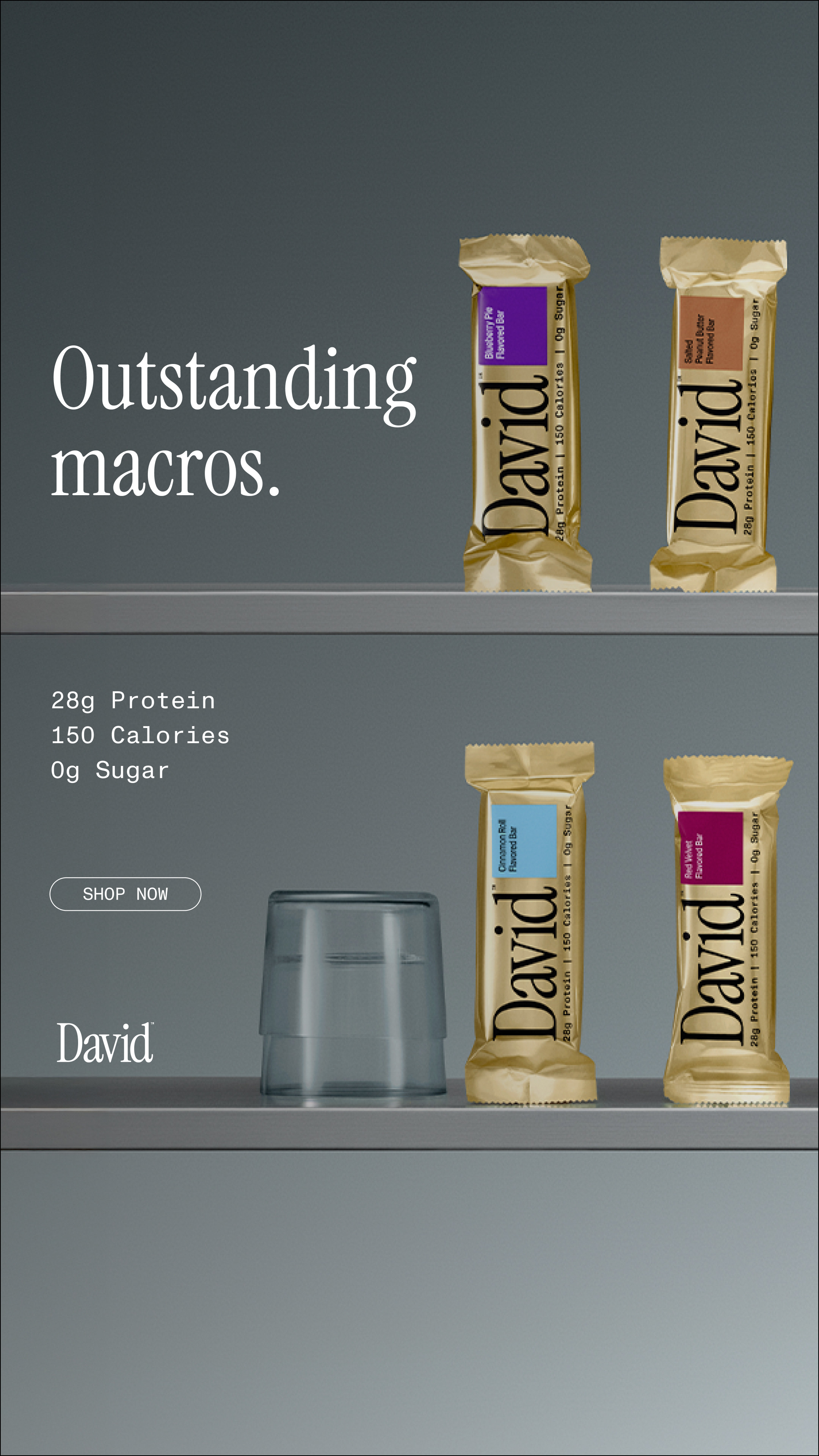 David Protein Facebook ad