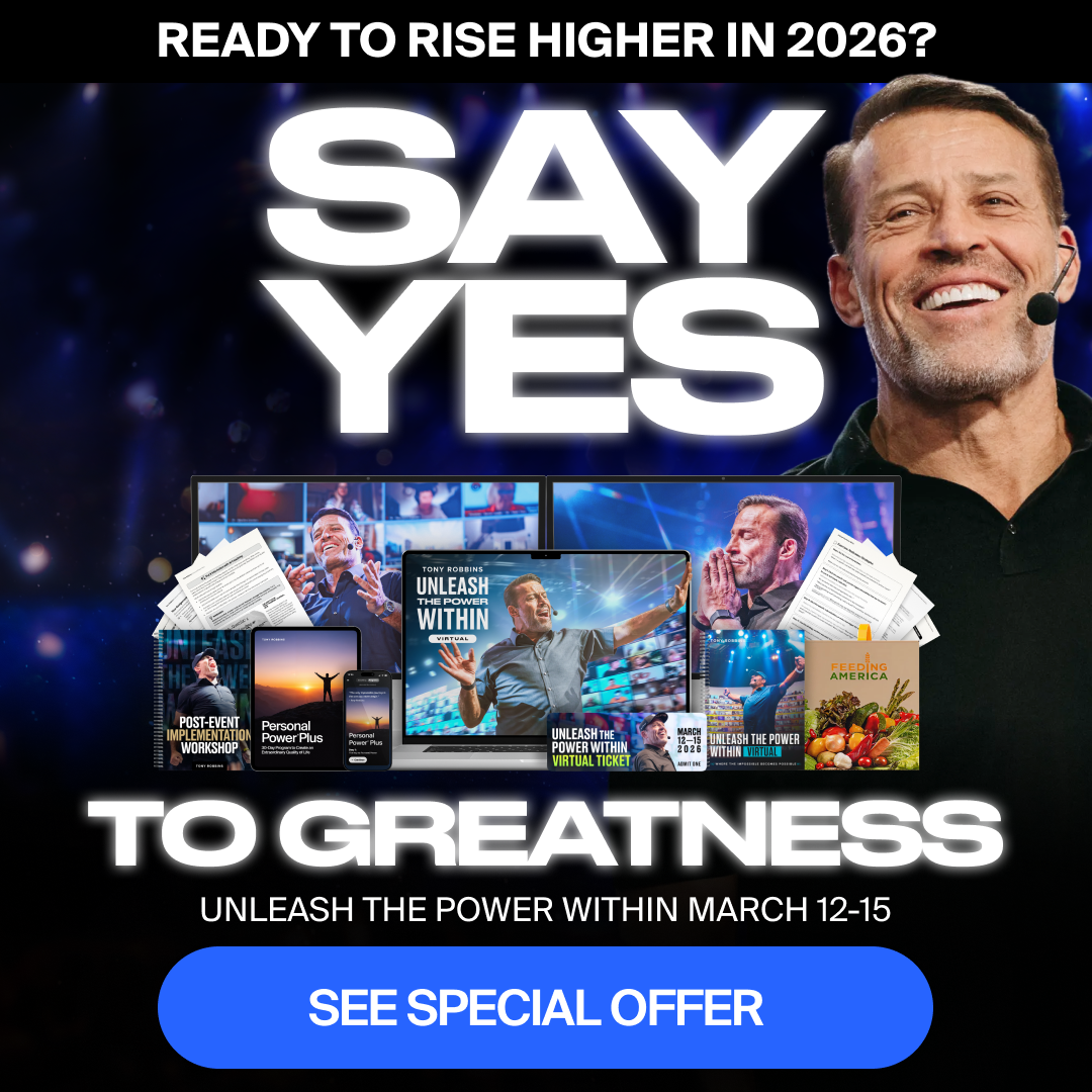 Tony Robbins Facebook ad