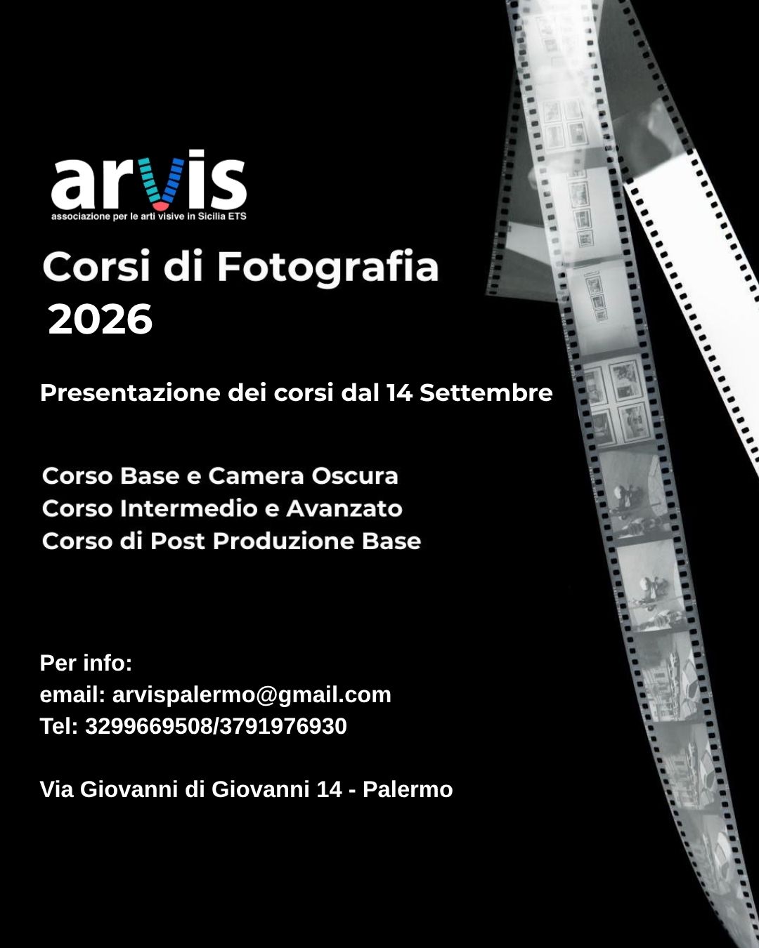 Associazione Arvis Palermo Facebook ad: Inizia la nuova stagione fotografica con ARVIS!
