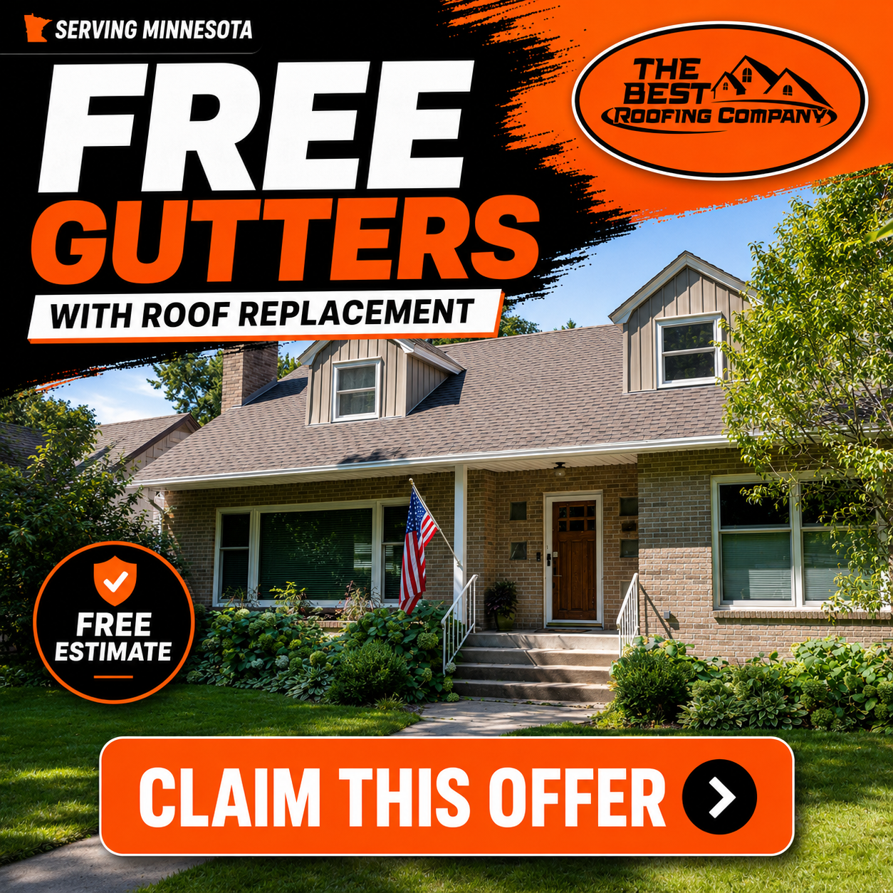 The Best Roofing Company Facebook ad: Protect Your Home Before The Damage Spreads. Book Your…