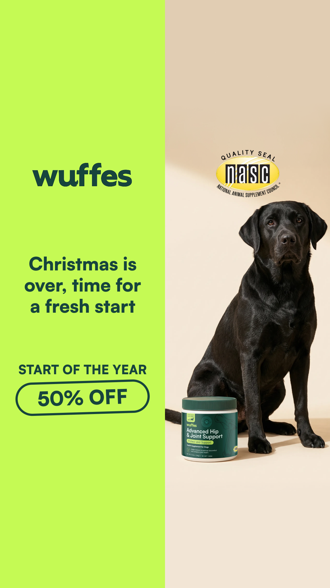 Wuffes Facebook ad