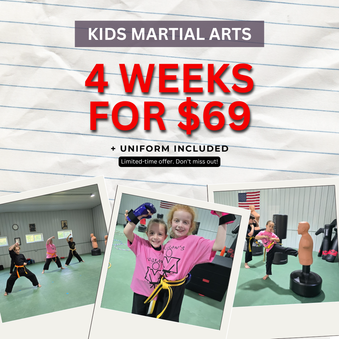 McGraw's Martial Arts Facebook ad