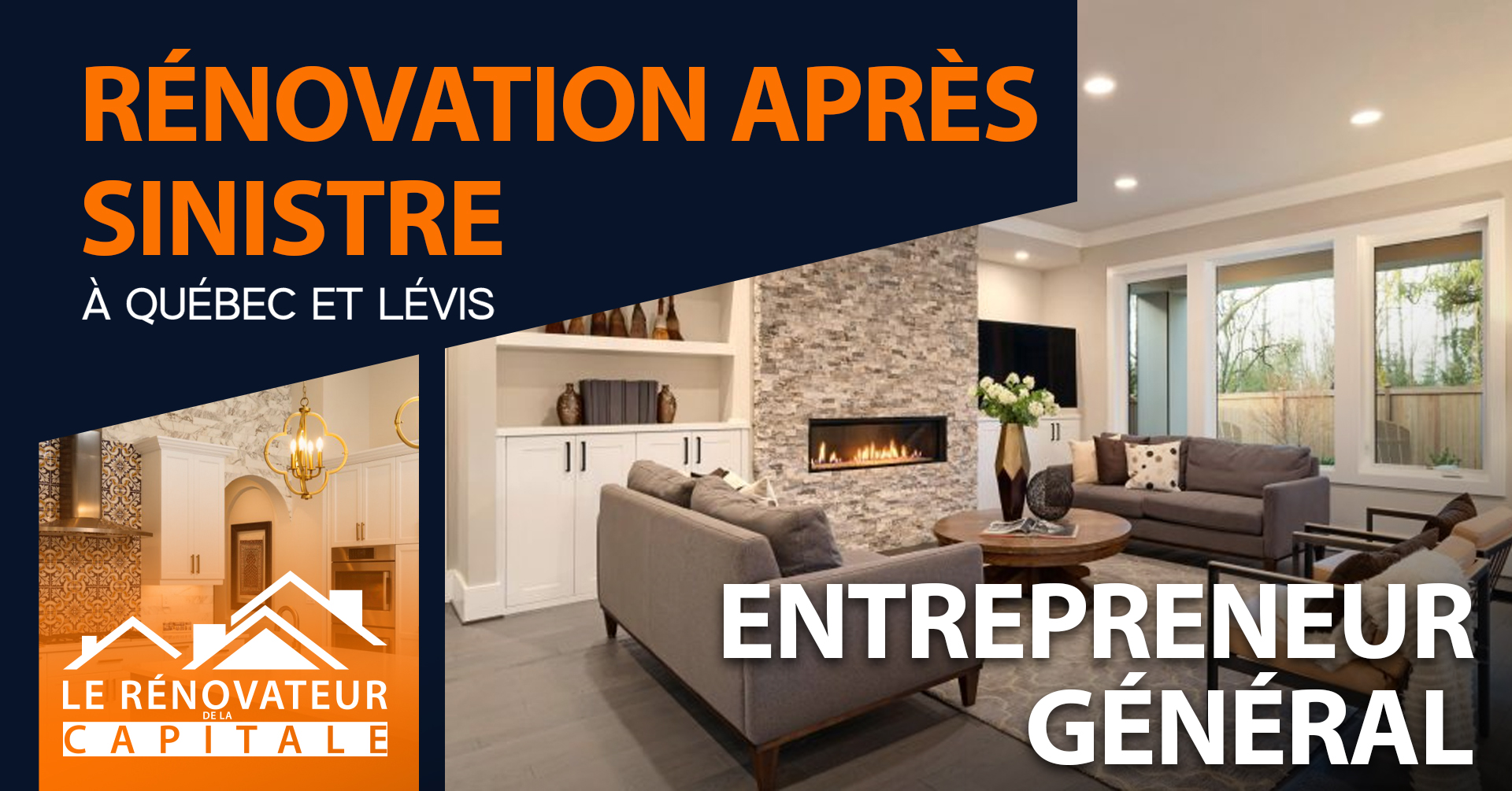 Le Rénovateur de la Capitale INC Facebook ad: Rénovation après sinistre