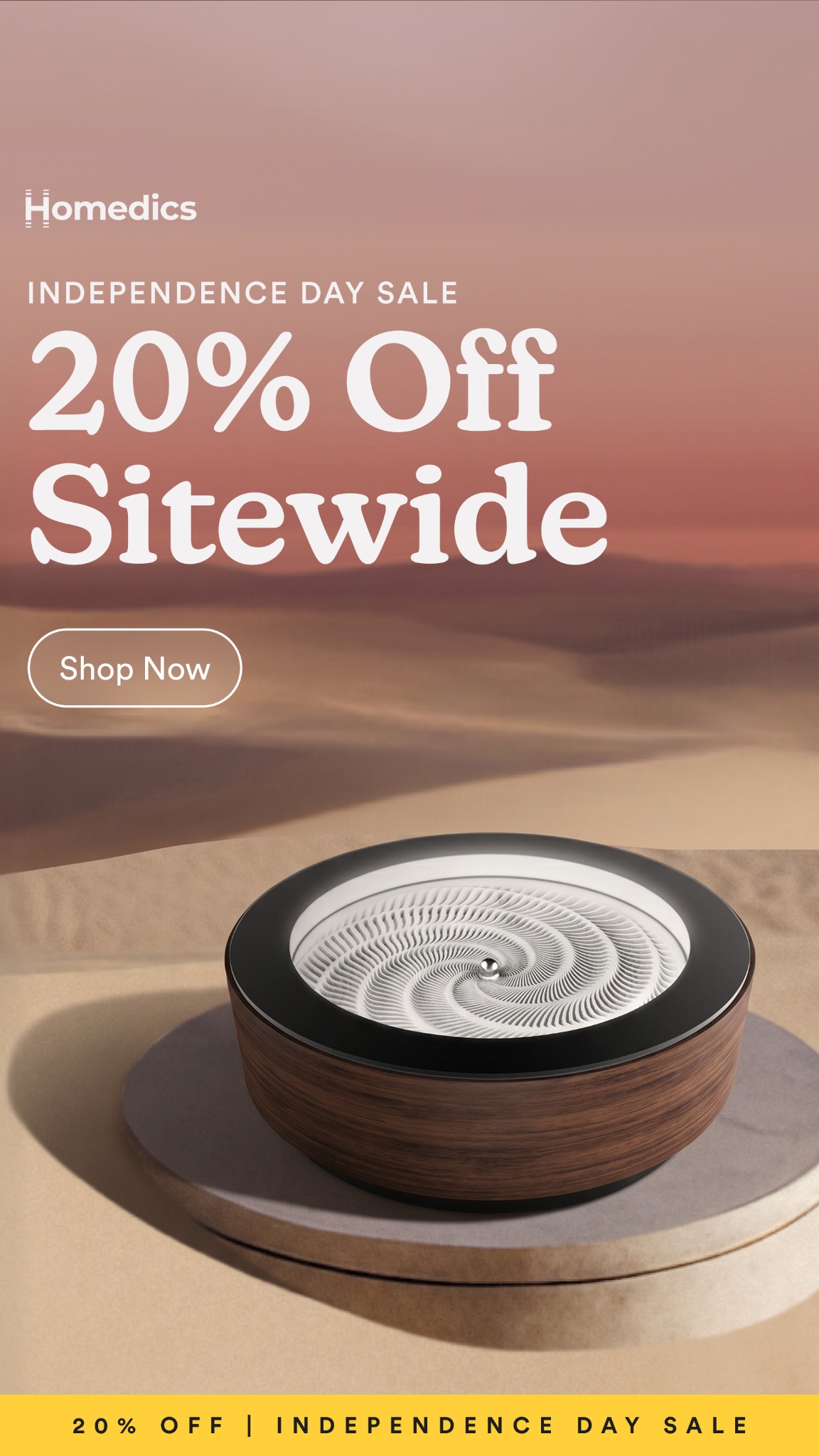 Homedics Facebook ad