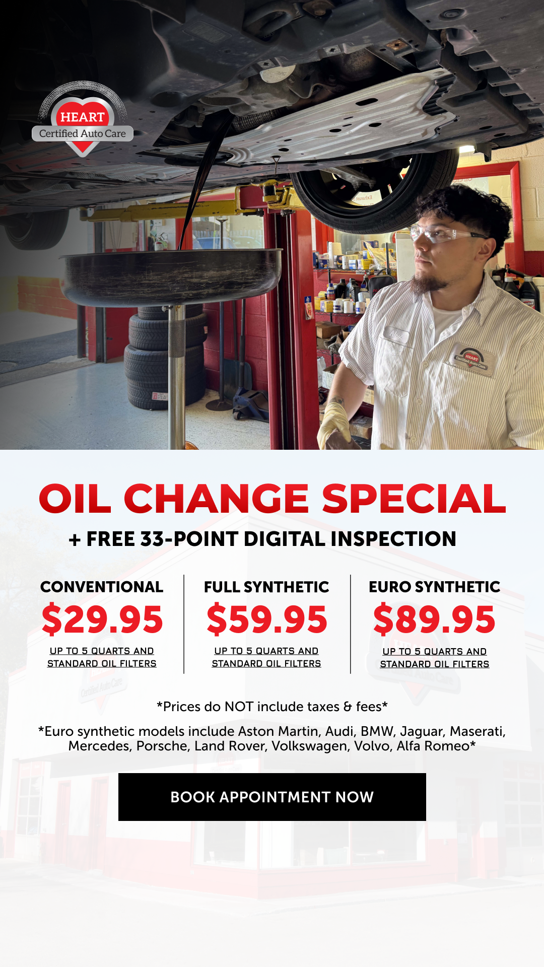 HEART Certified Auto Care Facebook ad