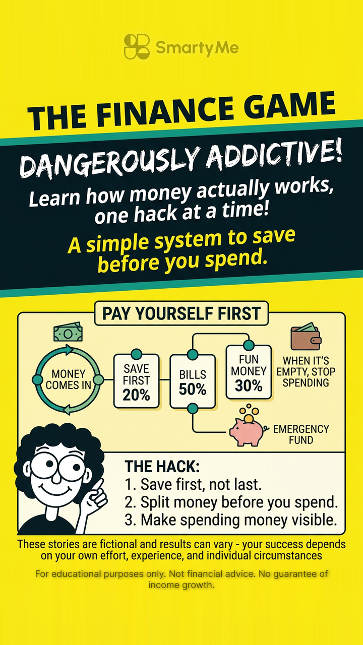 SmartyMe: SmartMoney Lab Facebook ad: Bite-Sized Knowledge Anytime!