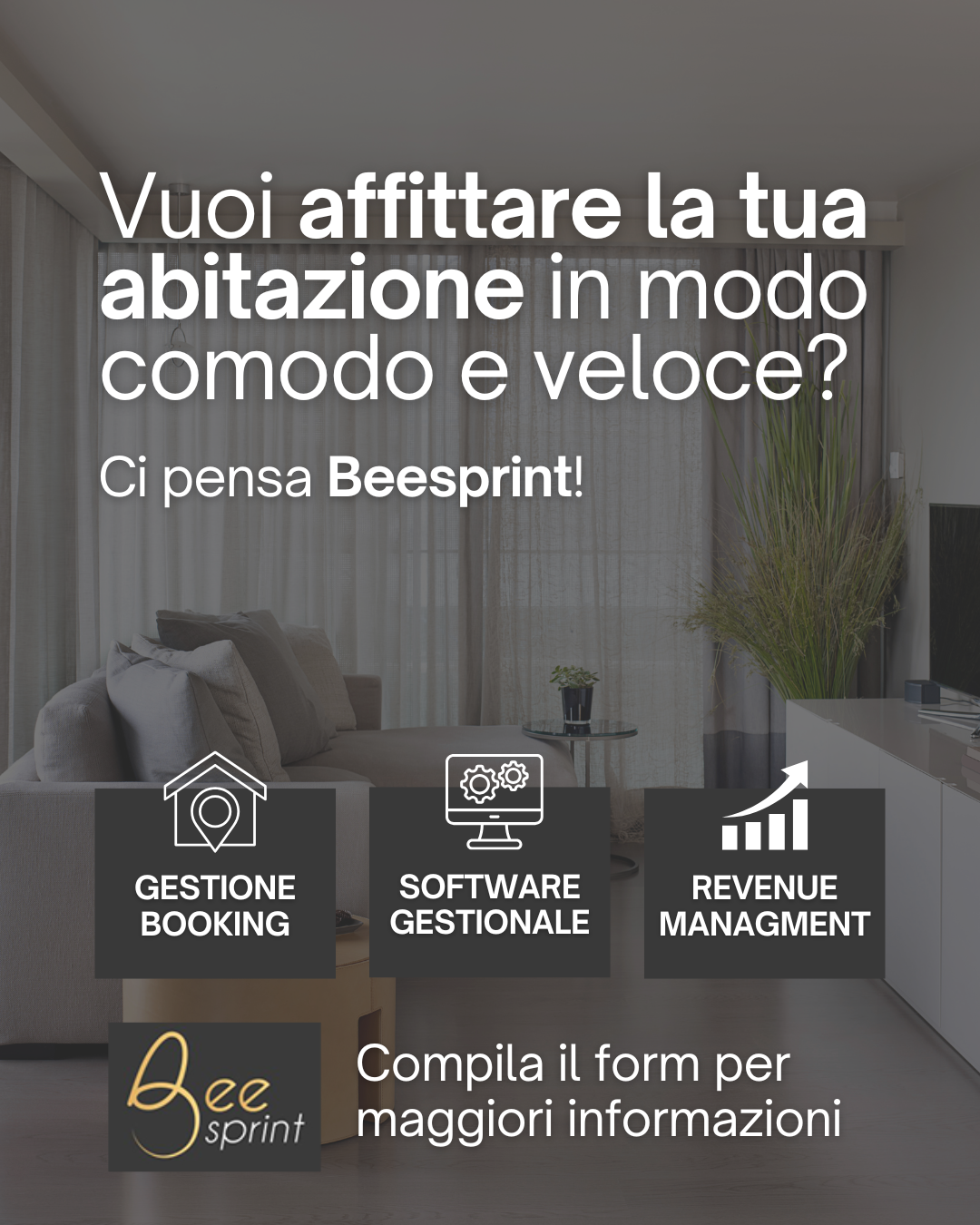 Beesprint Facebook ad from Oct 8, 2025