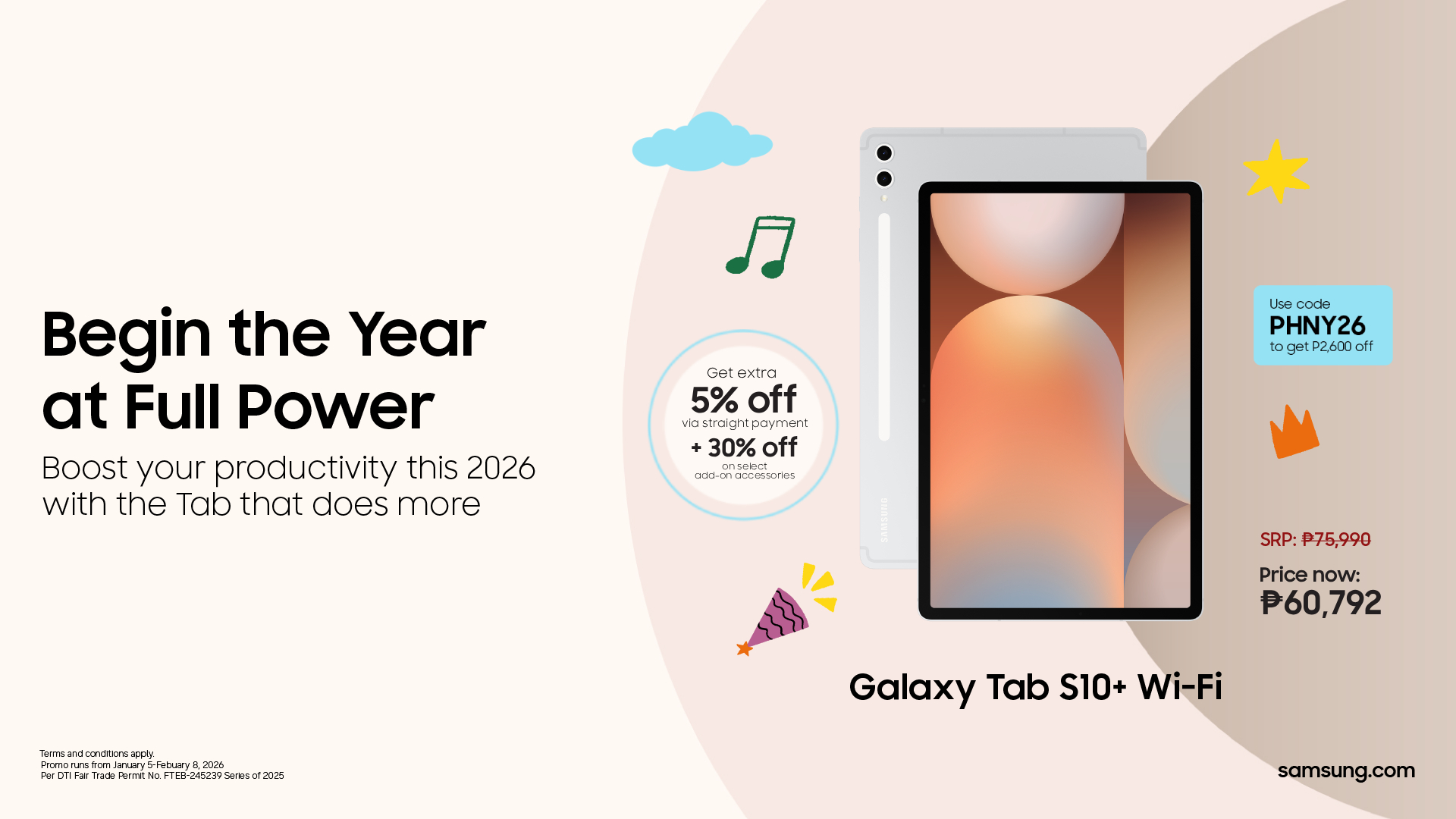 Samsung Facebook ad