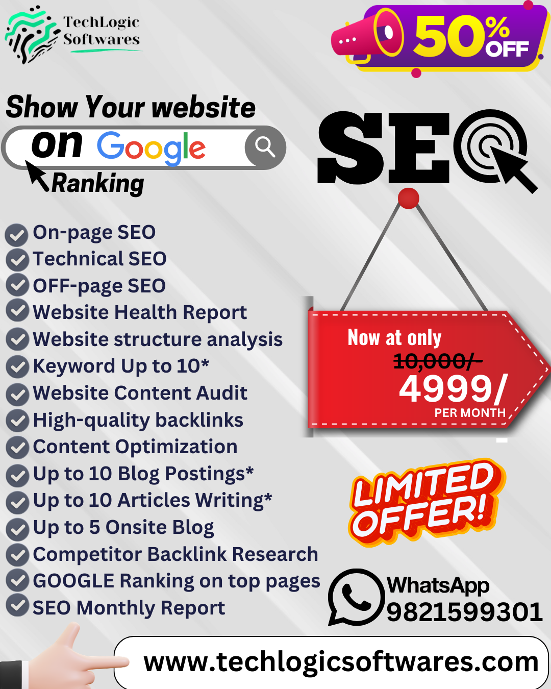 TechLogic Softwares Facebook ad