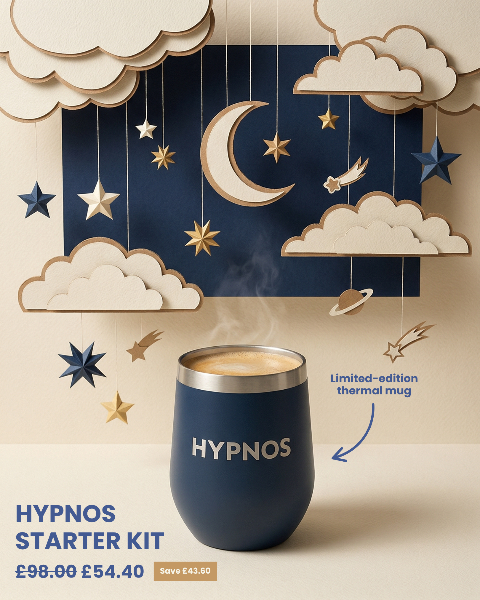 No Ordinary Moments Superfoods Facebook ad: For when your brain won't shut off