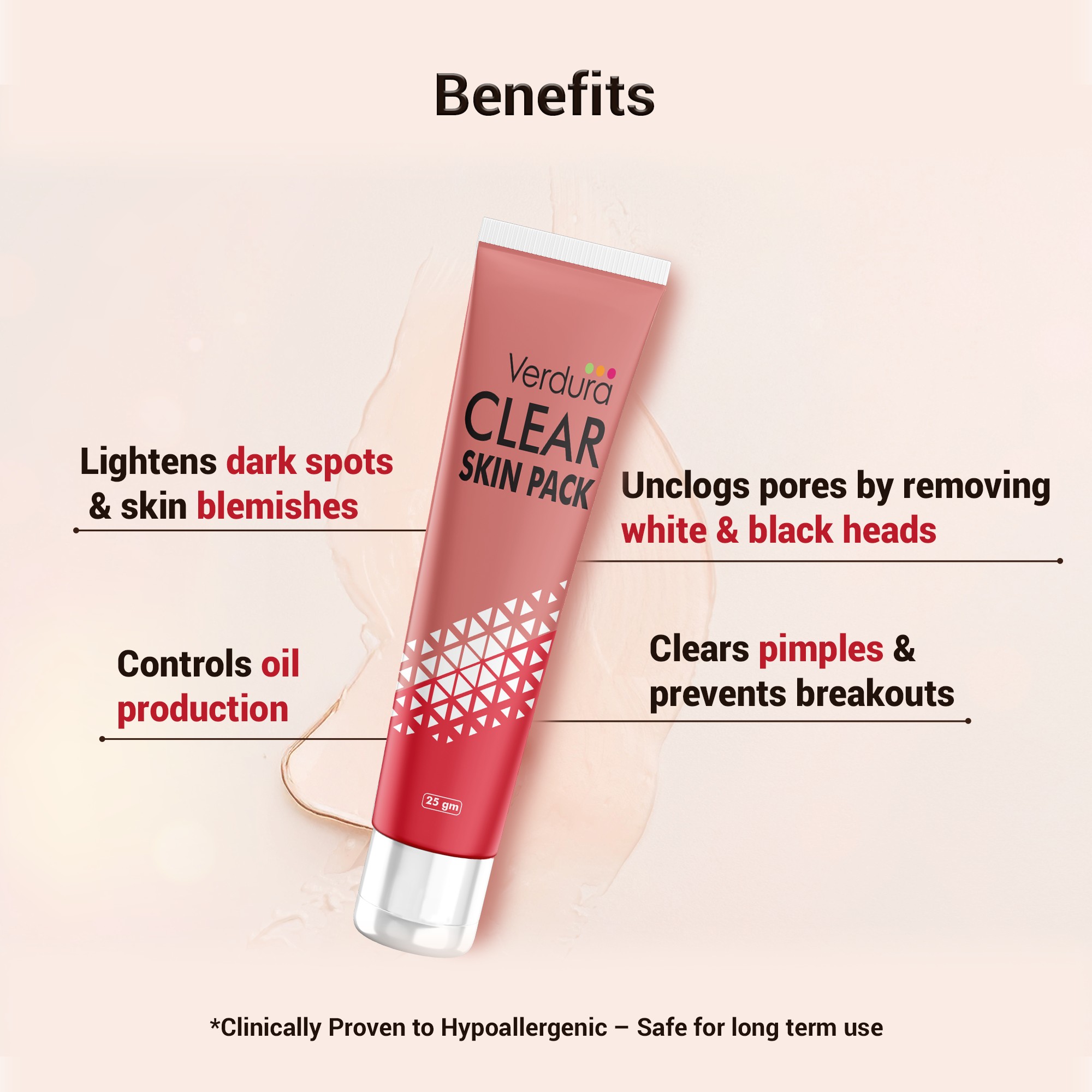 Verdura Care Facebook ad: speciality cosmetics for skin