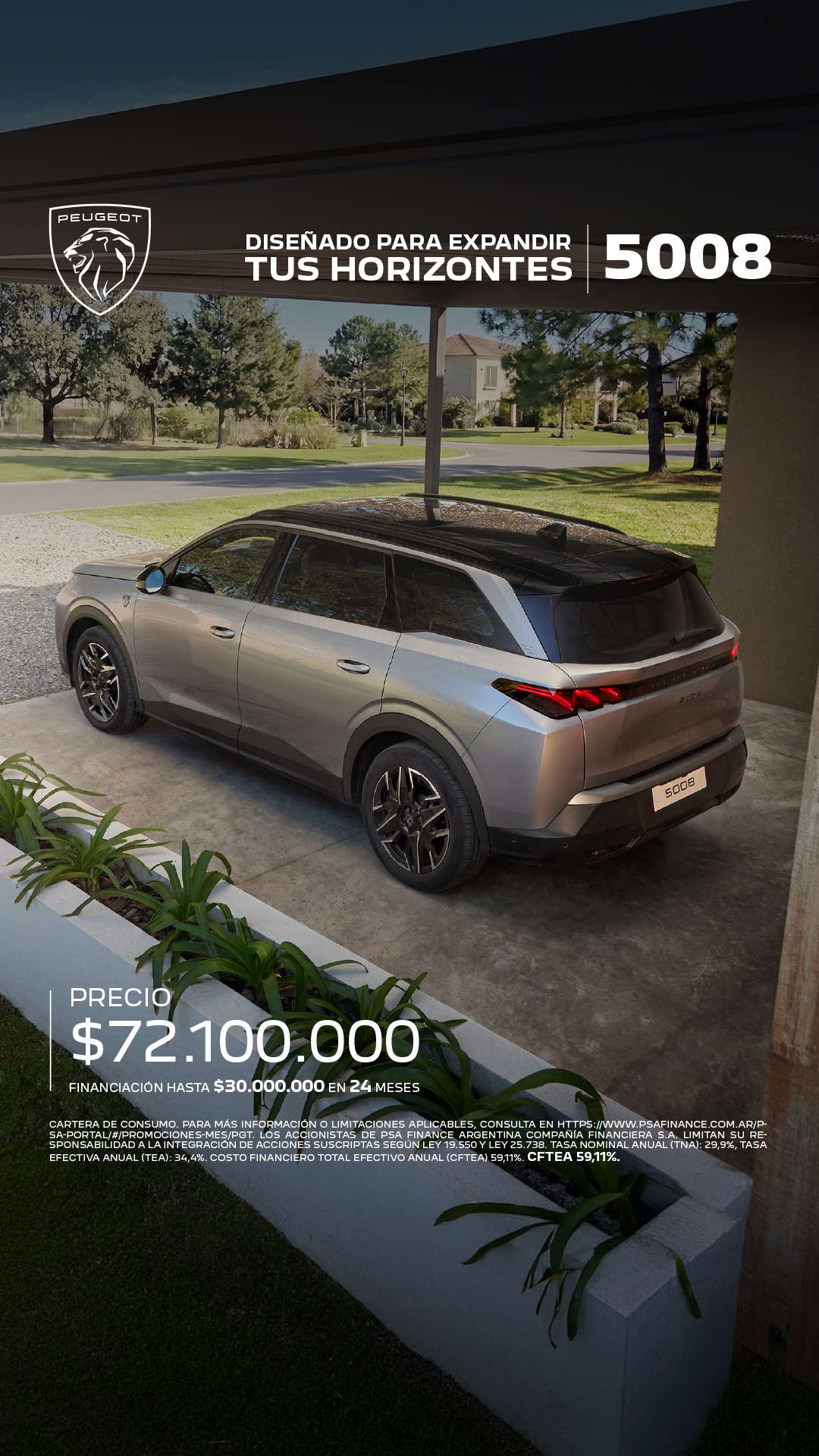 Peugeot Facebook ad: Peugeot 5008