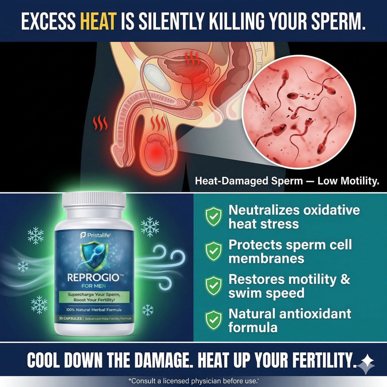 Made shop Facebook ad: Become A Father Again, Fix Low Sperm Count Naturally