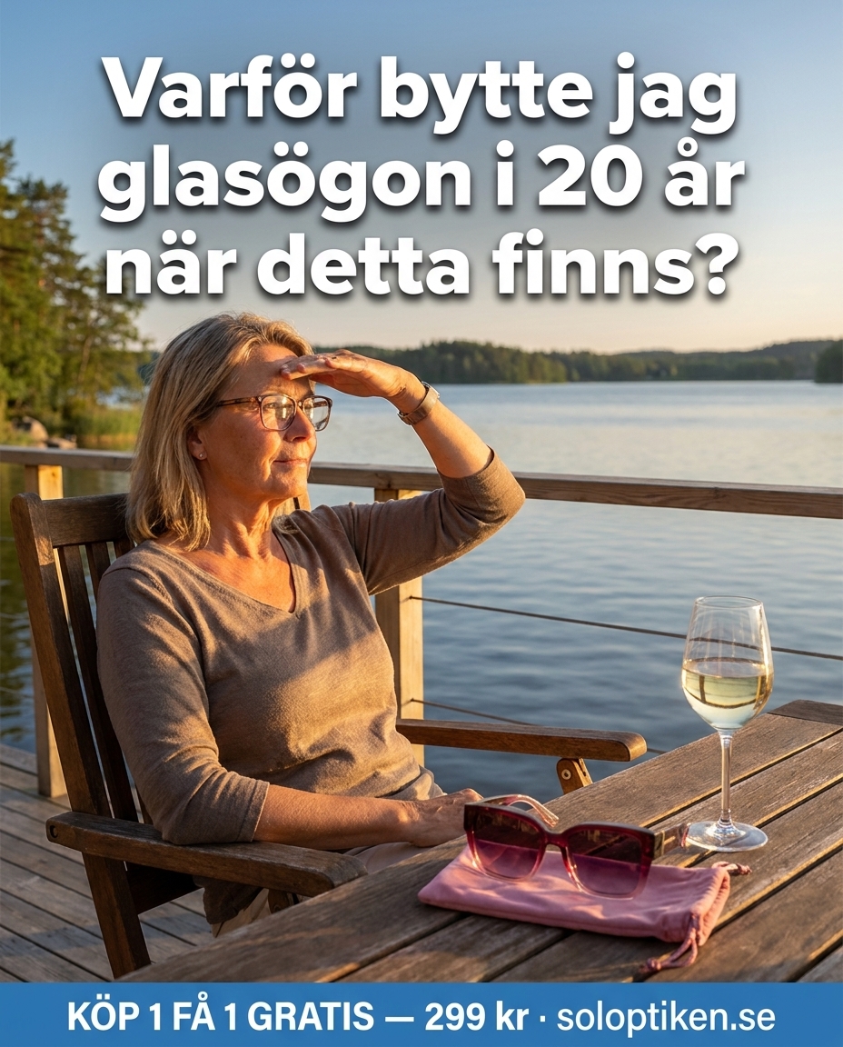 Soloptik.se Facebook ad: Köp 1 Få 1 Gratis - IDAG