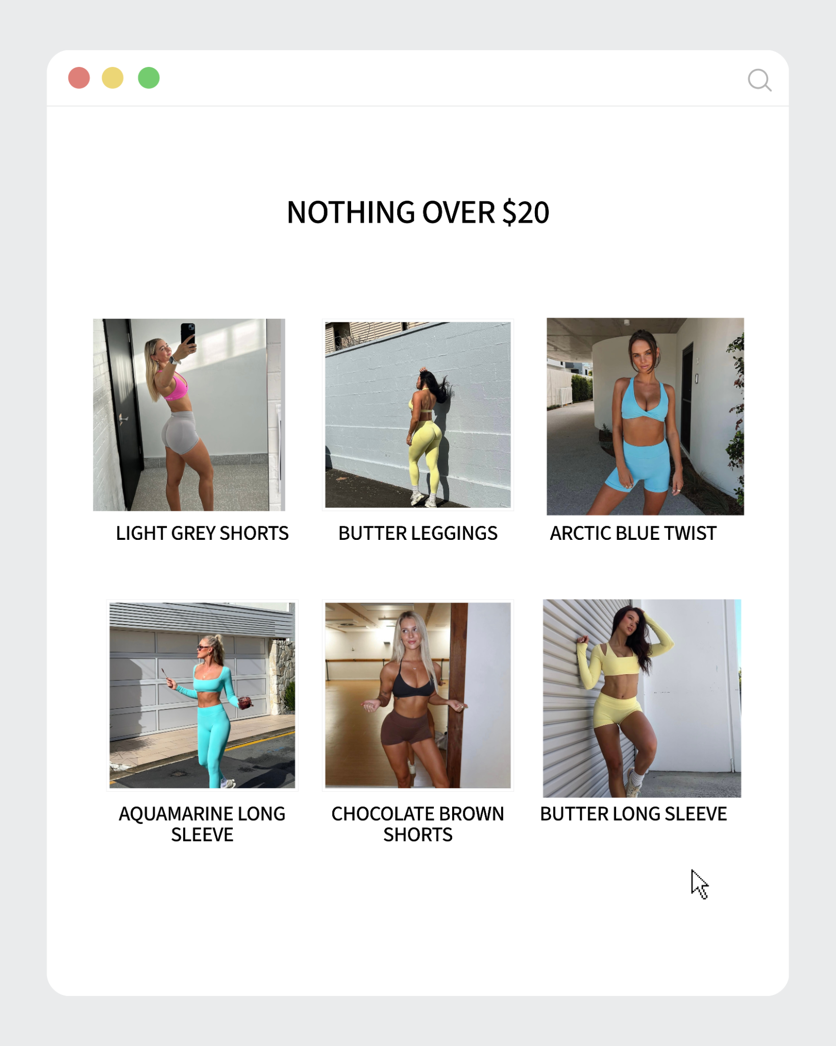 By Devine Co Facebook ad: The Activewear Everyone Wants. At Prices You'll Love.
