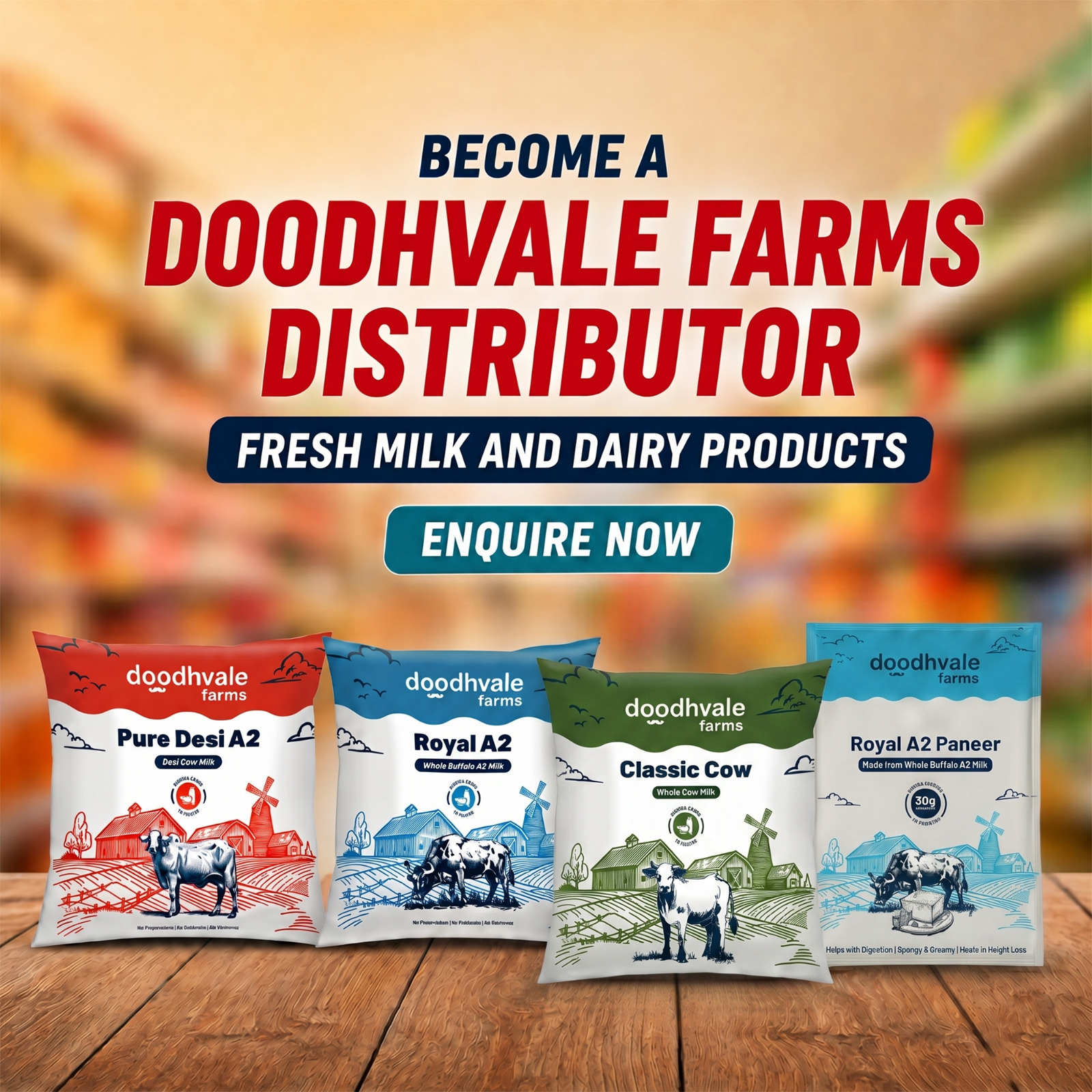 Doodhvale Farms Facebook ad from May 27, 2026