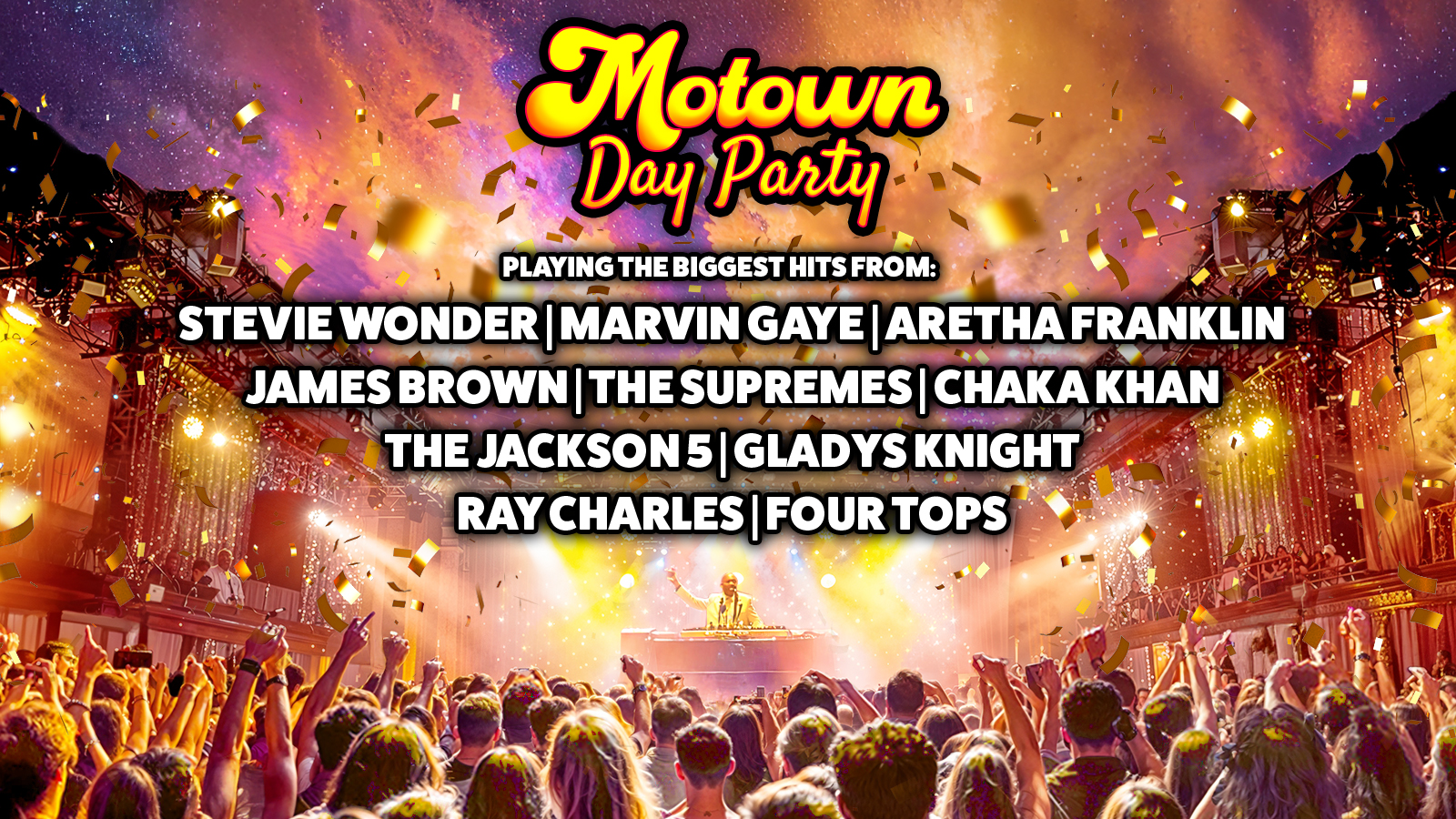 Motown Day Disco Facebook ad: Motown Day Party: Doncaster