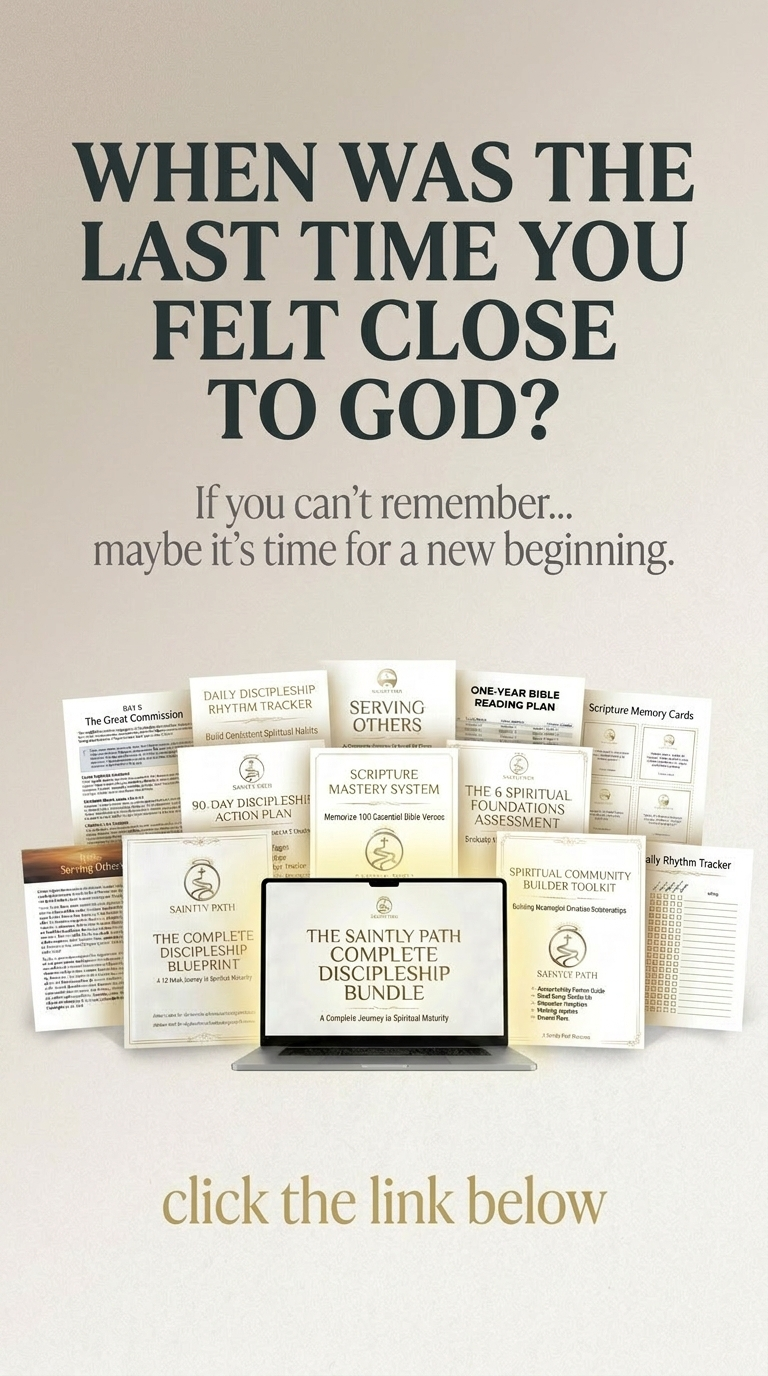 Saintly Path Facebook ad: Grow Closer to God in Just 10 Minutes a Day