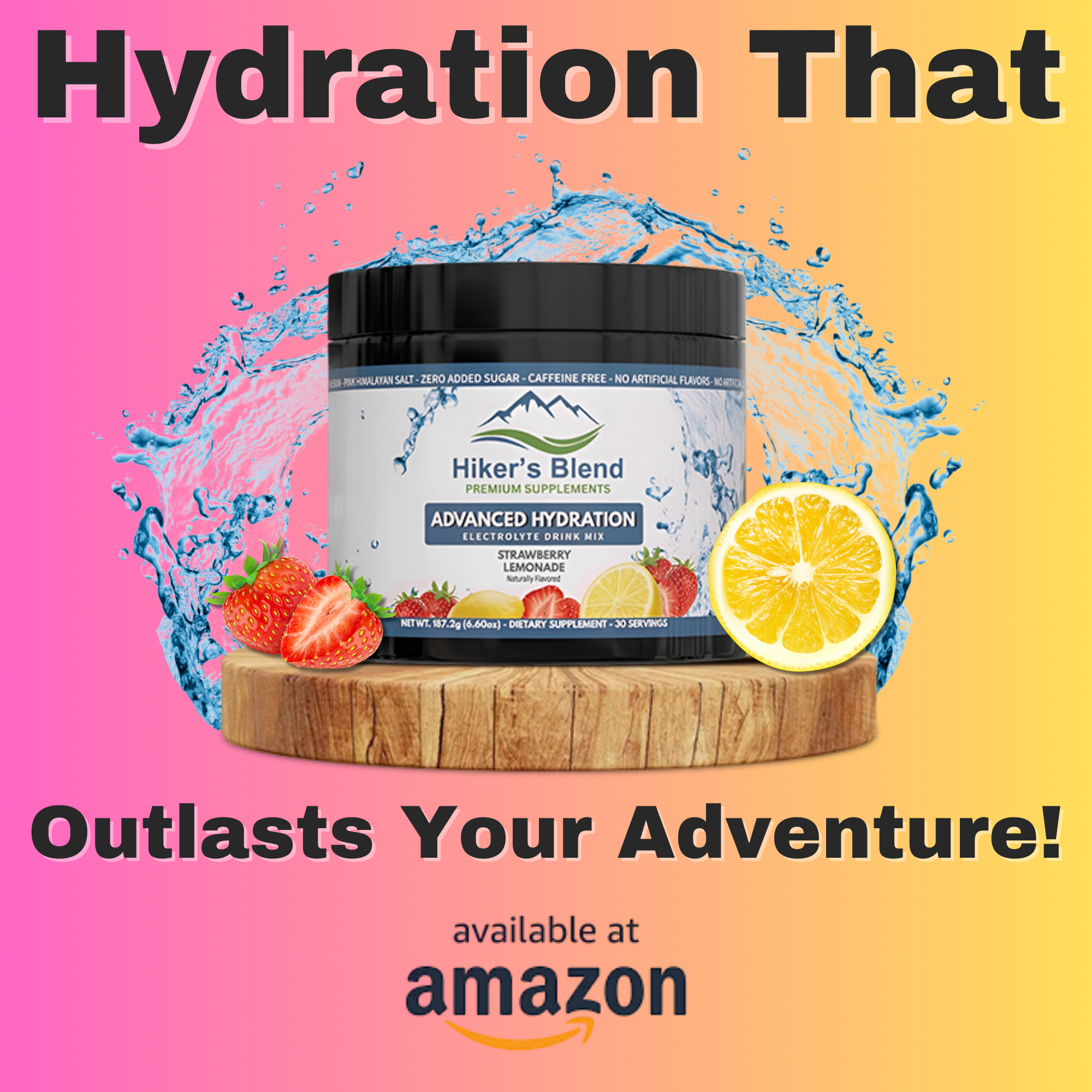 Hiker's Blend Premium Supplements Facebook ad