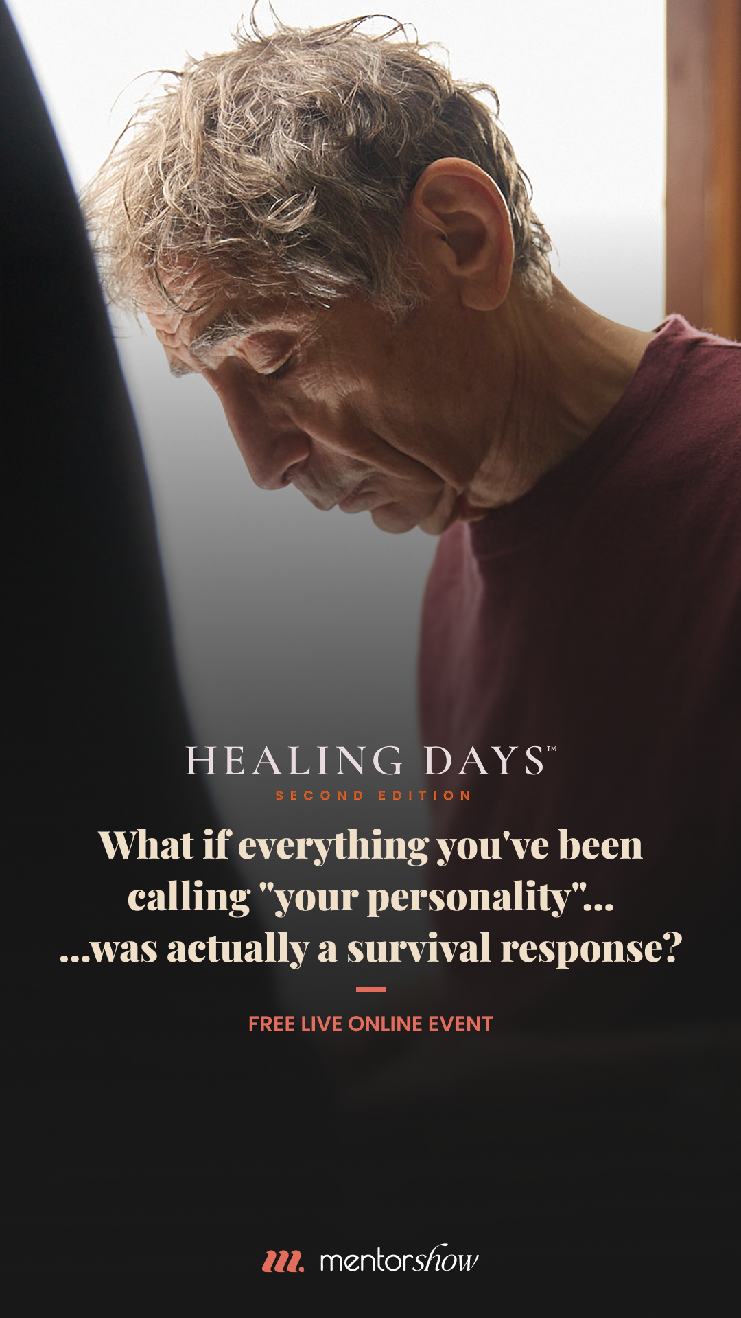 Gabor Maté Facebook ad: New LIVE - Healing Days