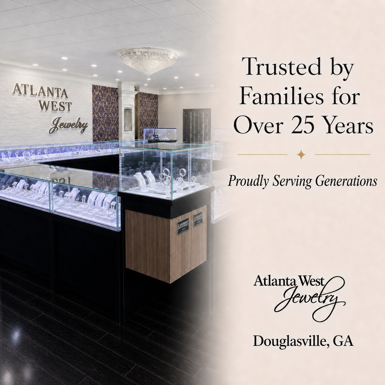 Atlanta West Jewelry Facebook ad