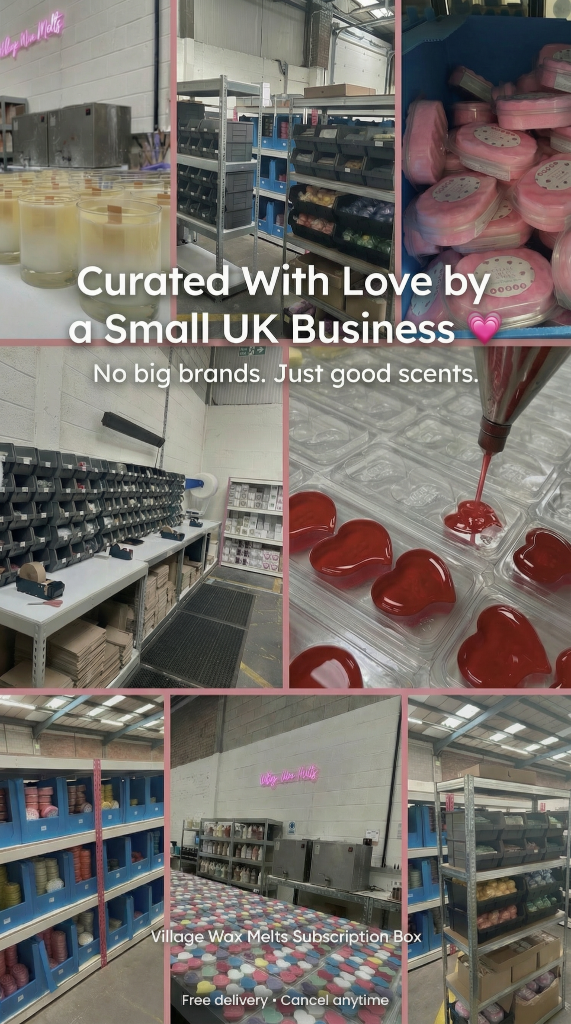 Village Wax Melts Facebook ad