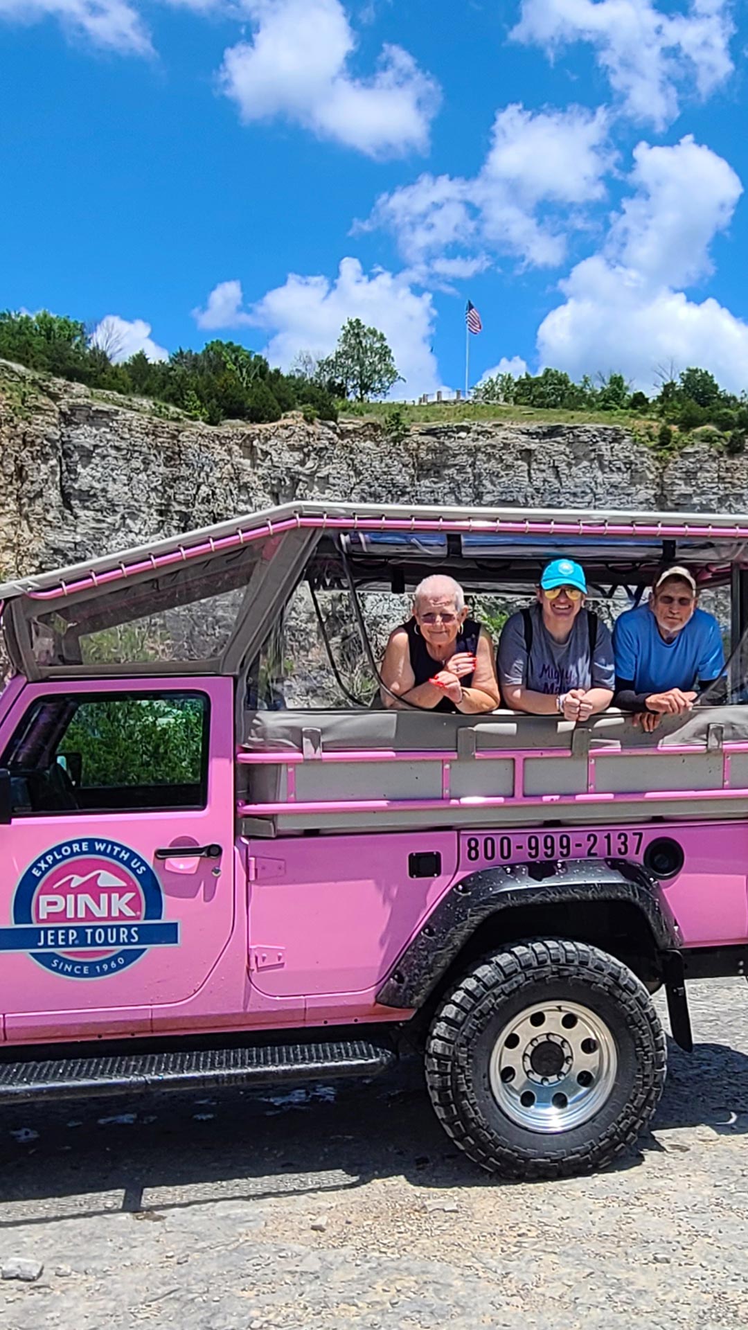 Pink Jeep Tours Facebook ad from Jun 1, 2026