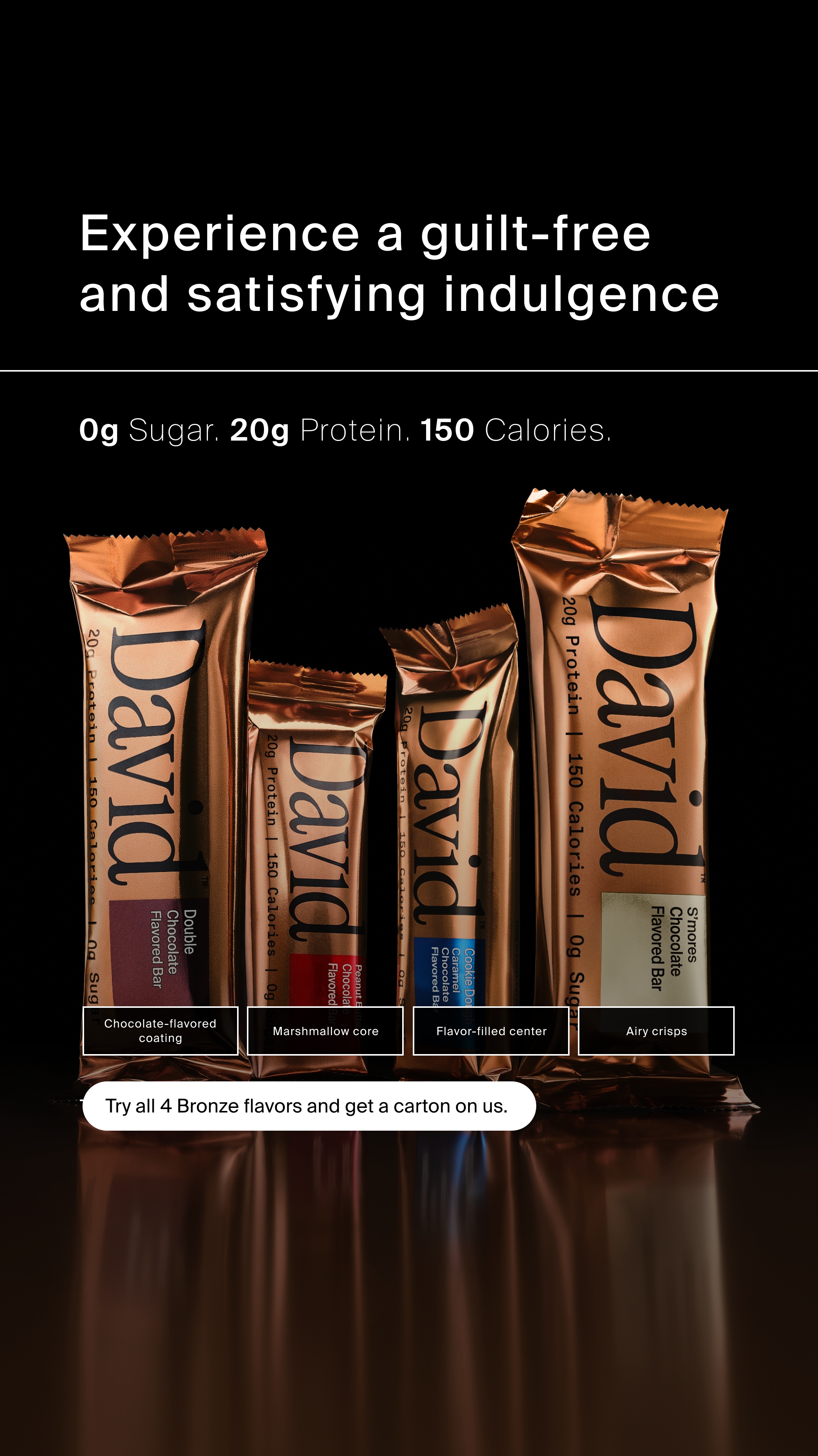 David Protein Facebook ad